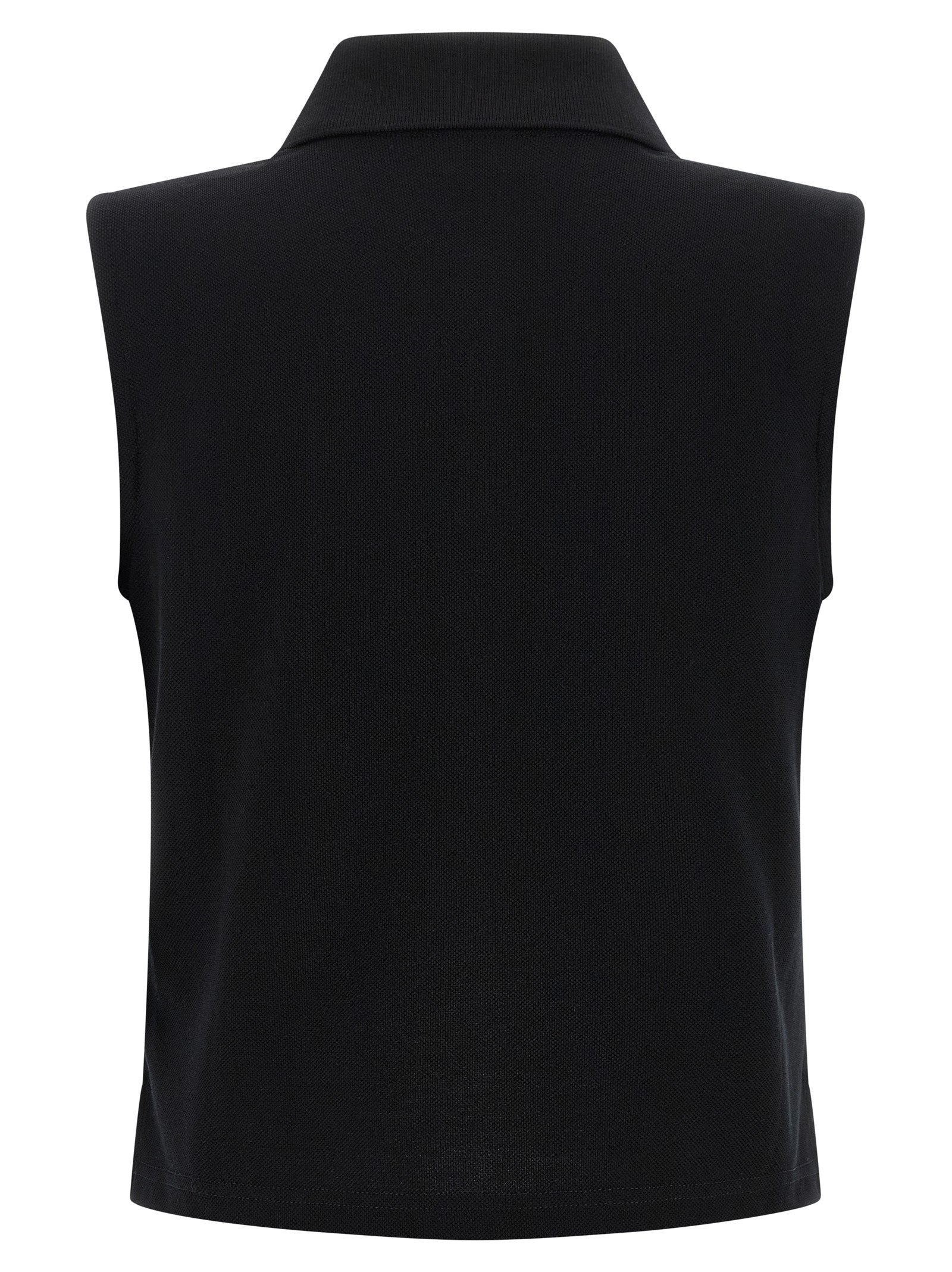 Saint Laurent Black Cotton Polo Shirt