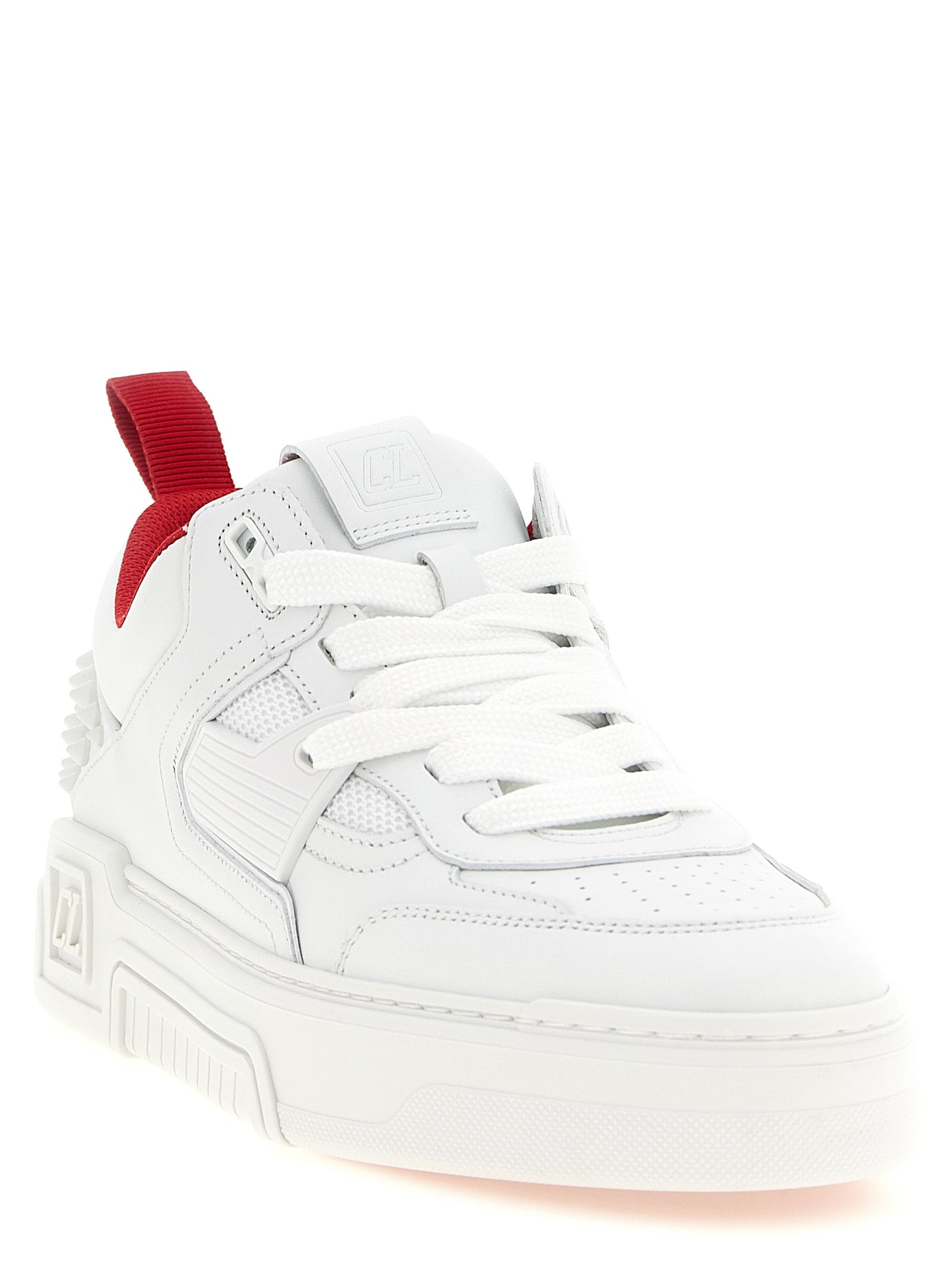 Christian Louboutin White Calfskin Athletic Sneakers