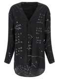 Rick Owens Black Viscose Blouse