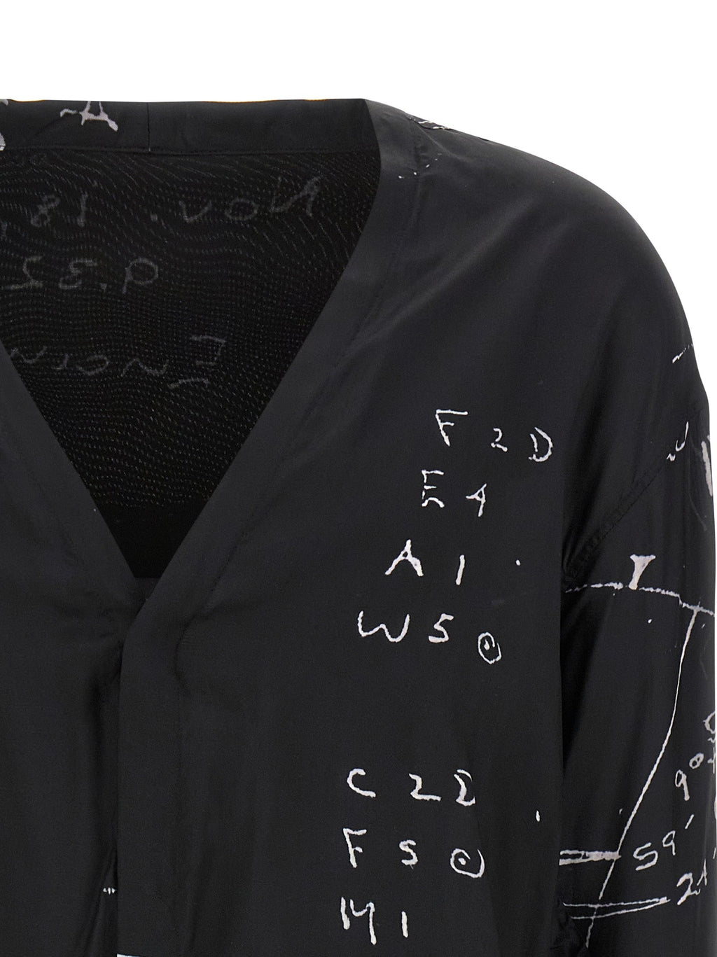 Rick Owens Black Viscose Blouse