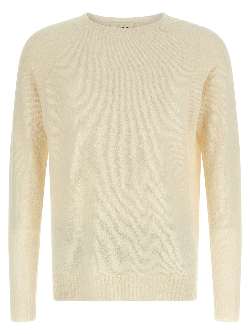 MA'RY'YA Beige Cotton Cardigan