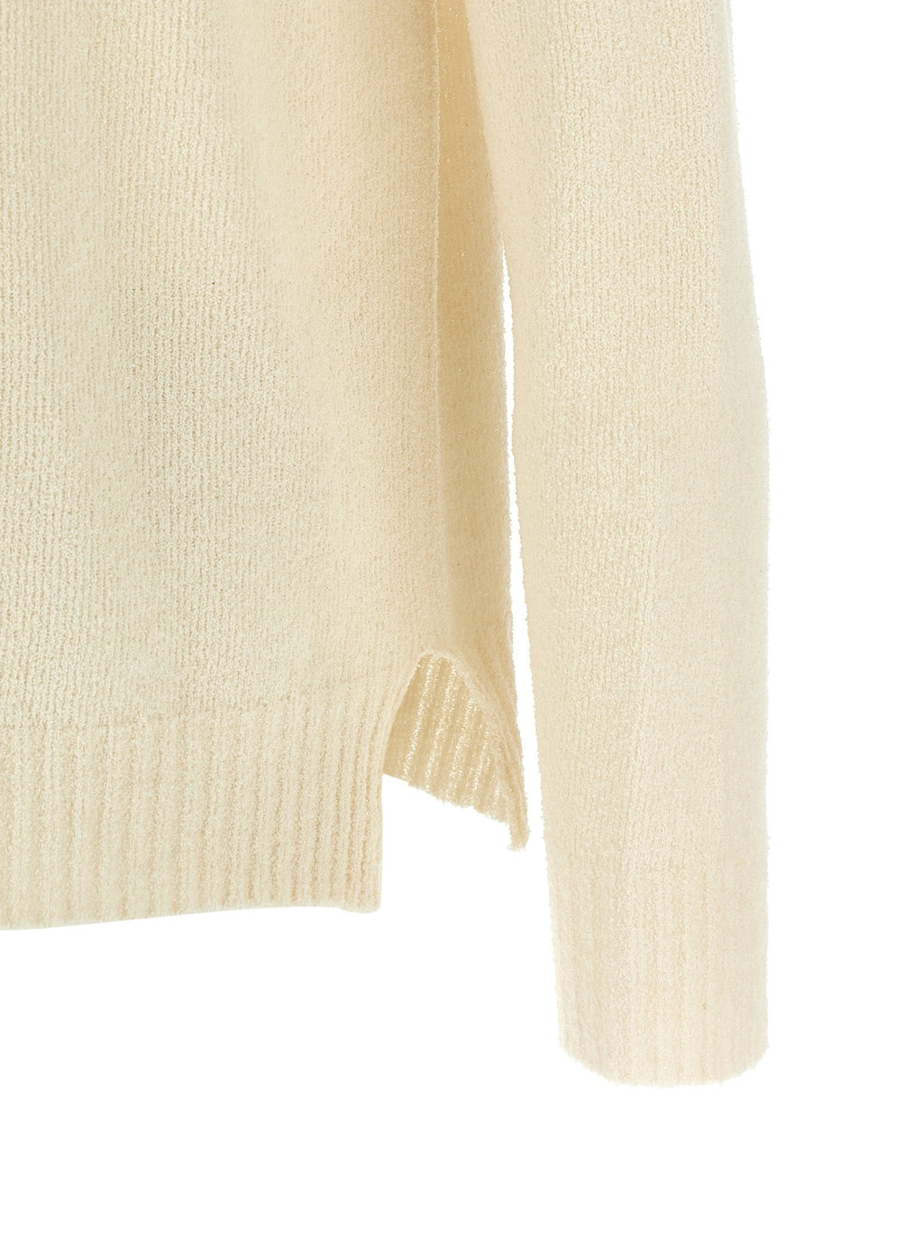 MA'RY'YA Beige Cotton Cardigan