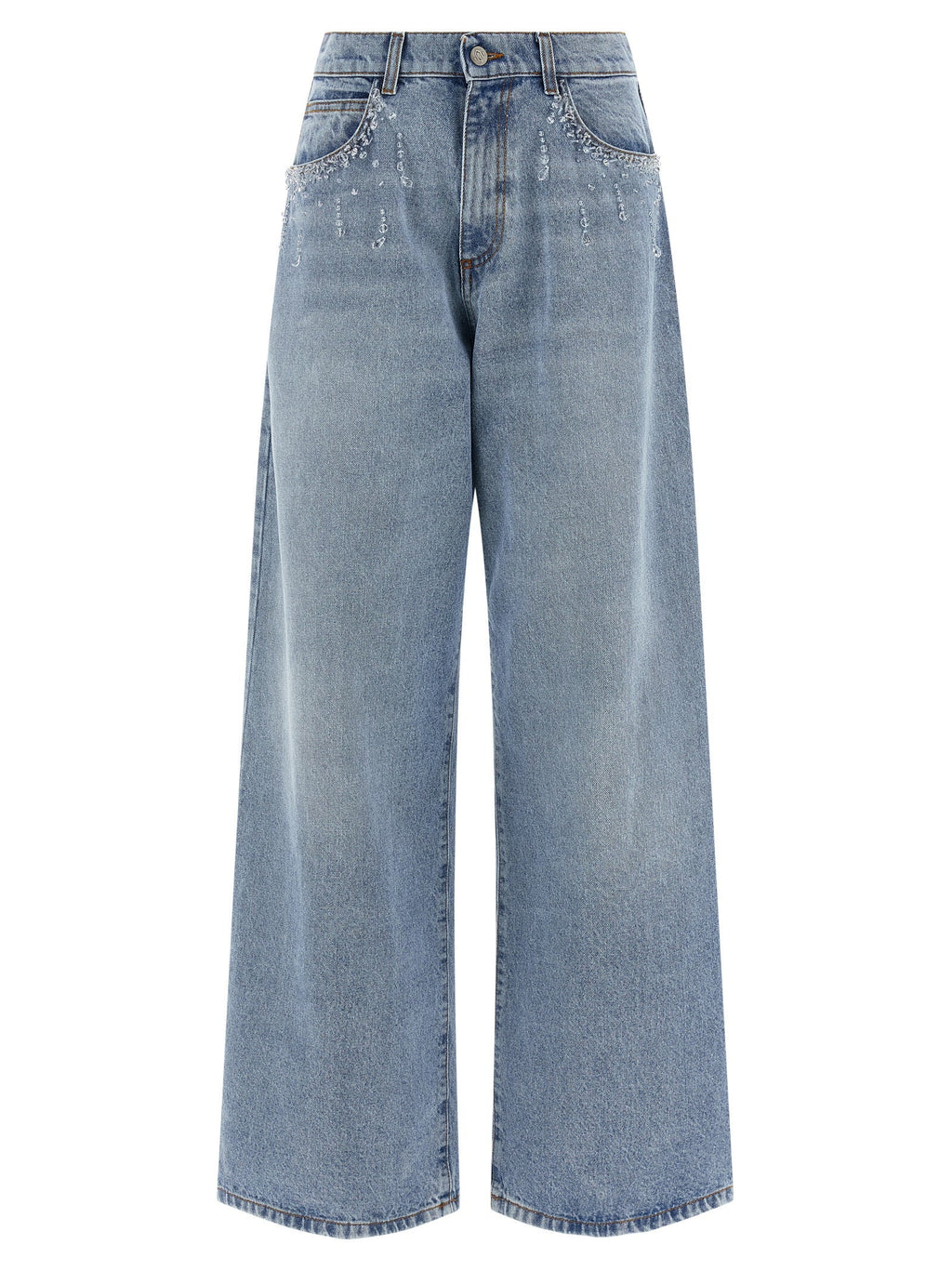 Giuseppe Di Morabito Blue Cotton Jeans Denim