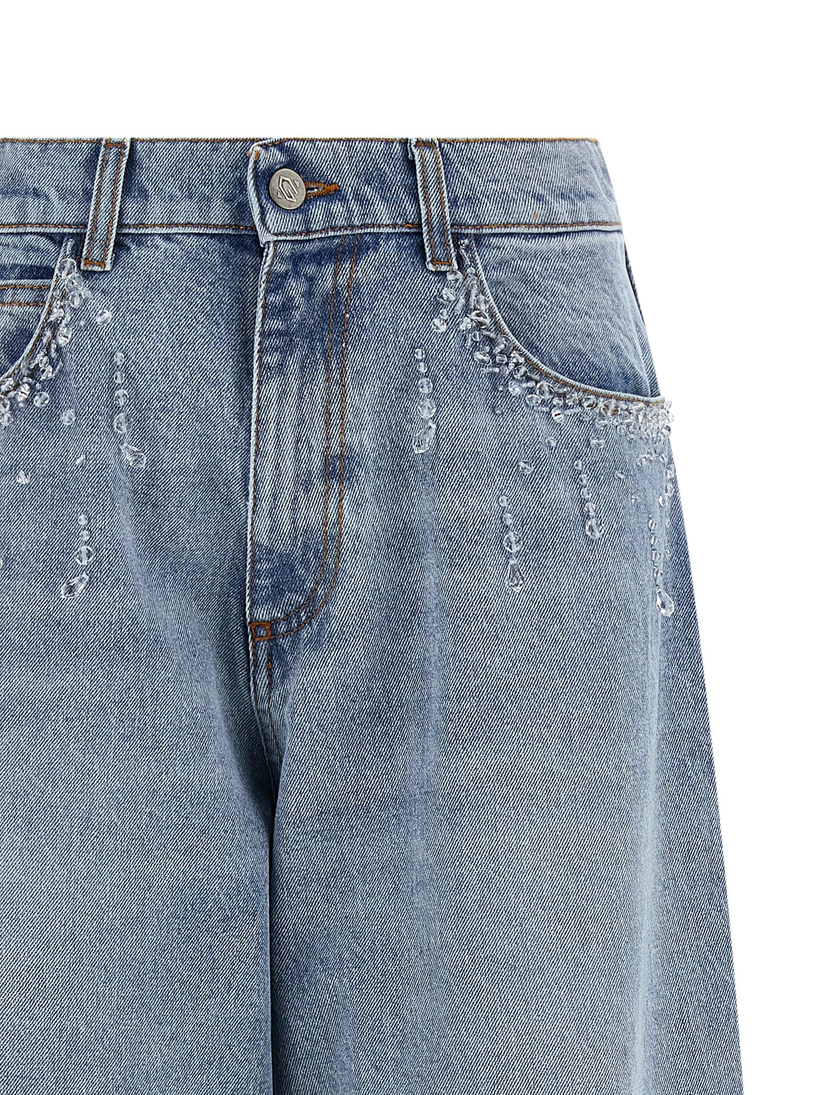 Giuseppe Di Morabito Blue Cotton Jeans Denim