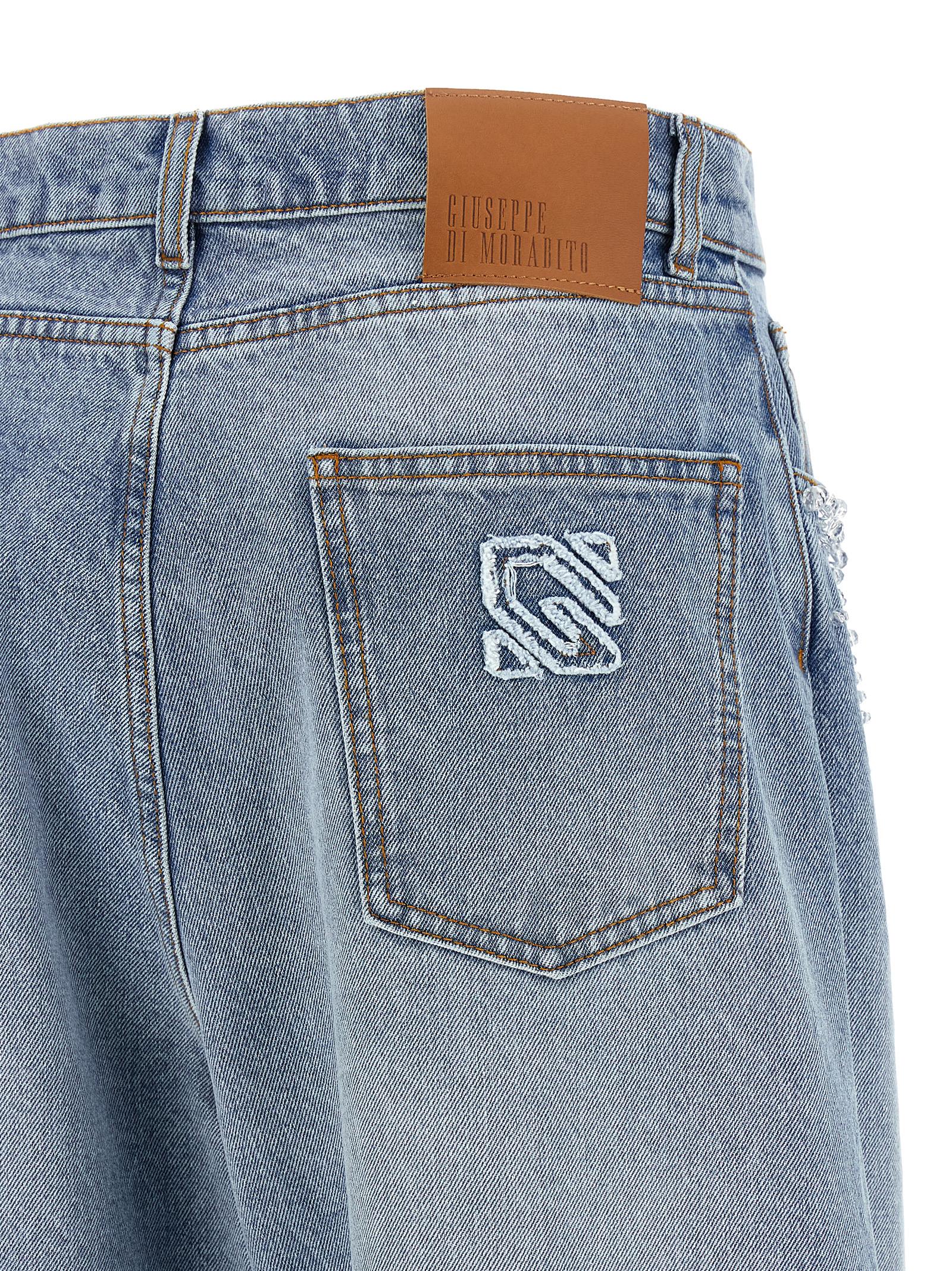 Giuseppe Di Morabito Blue Cotton Jeans Denim