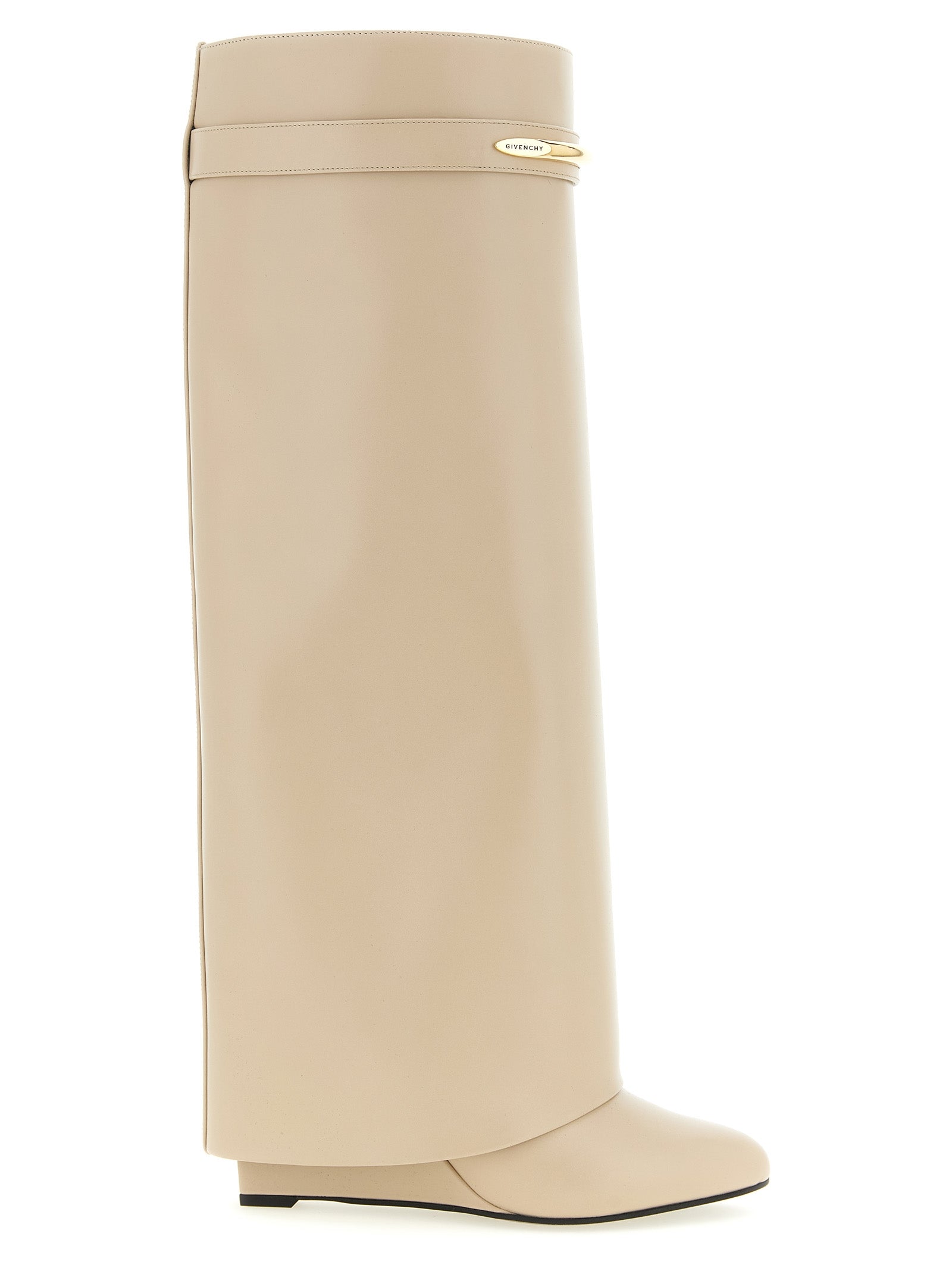 Givenchy Beige Calfskin Over The Knee