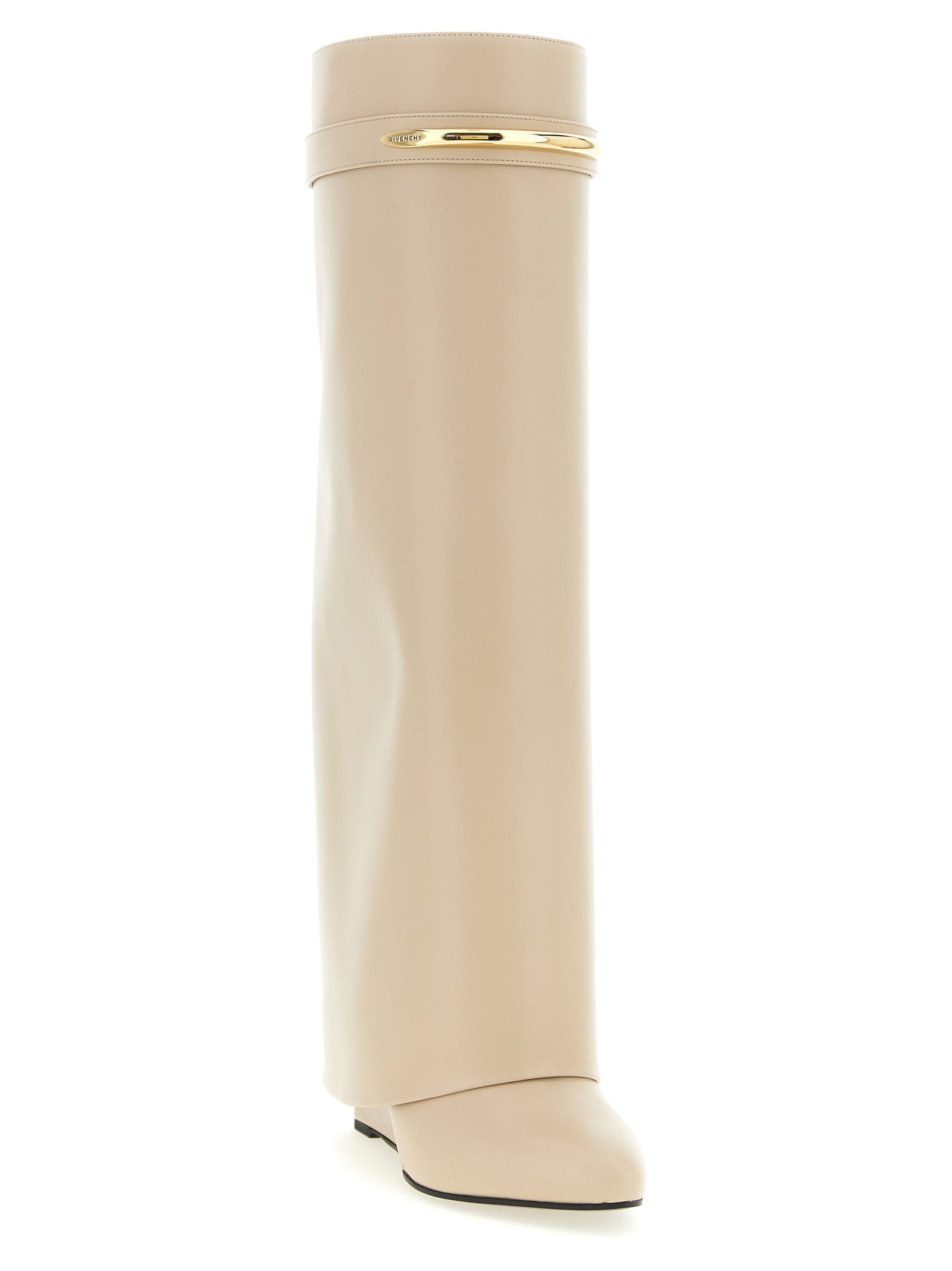 Givenchy Beige Calfskin Over The Knee