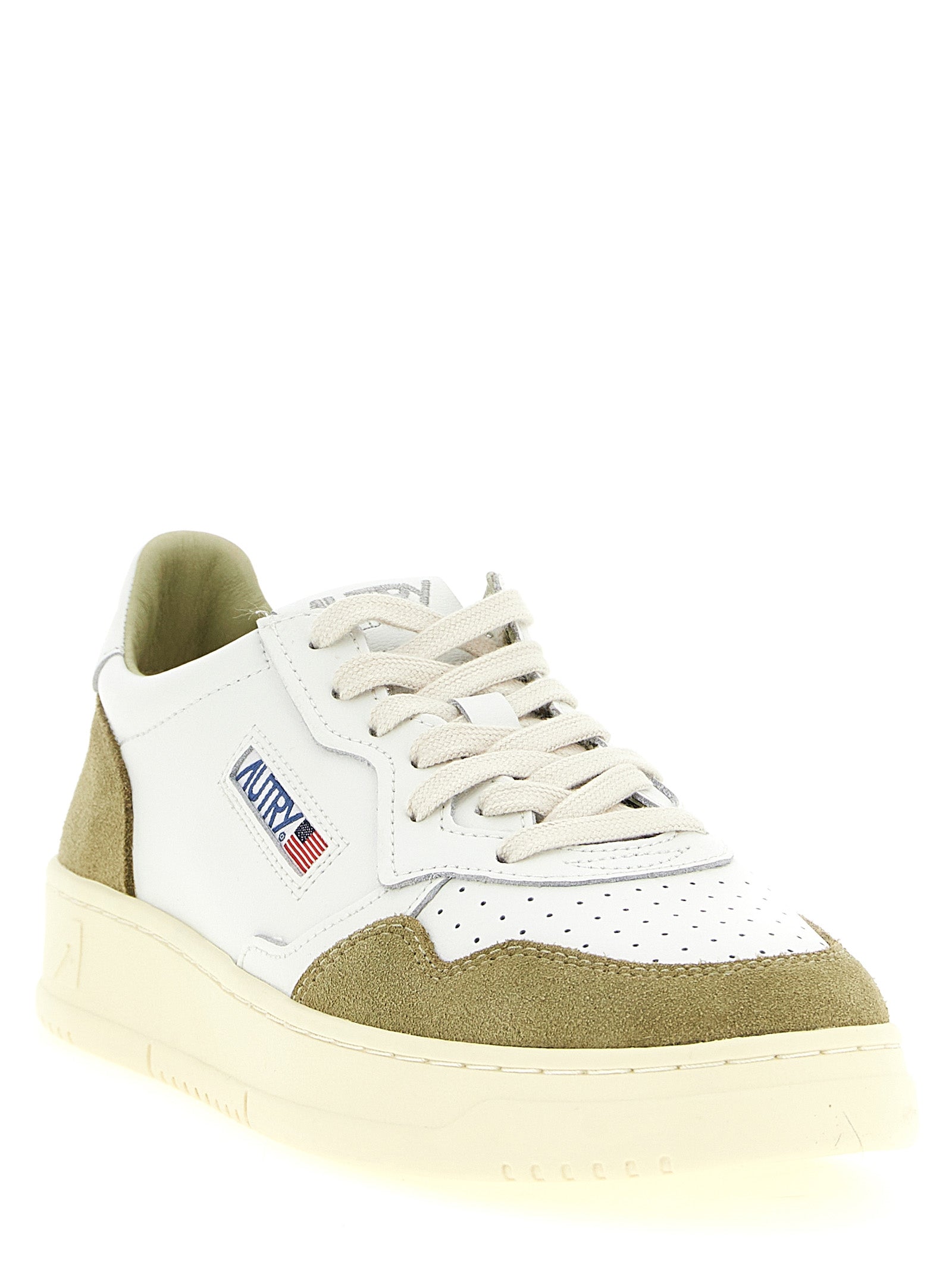 Autry Bicolor Cowhide Low Top Sneakers