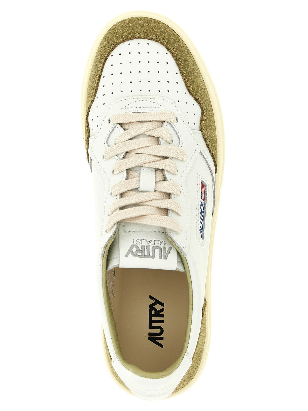 Autry Bicolor Cowhide Low Top Sneakers
