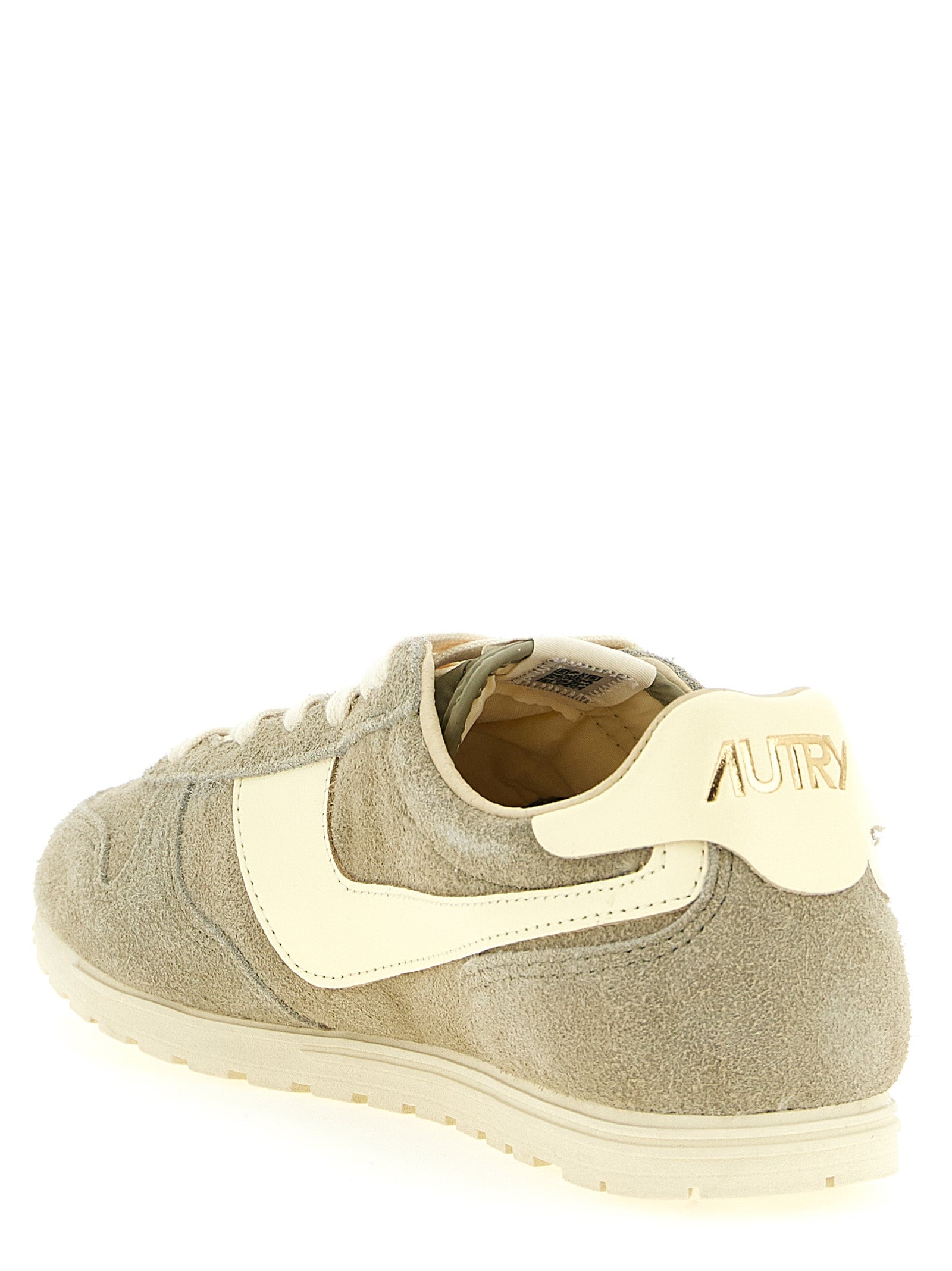 Autry Gray Cowhide Athletic Sneakers