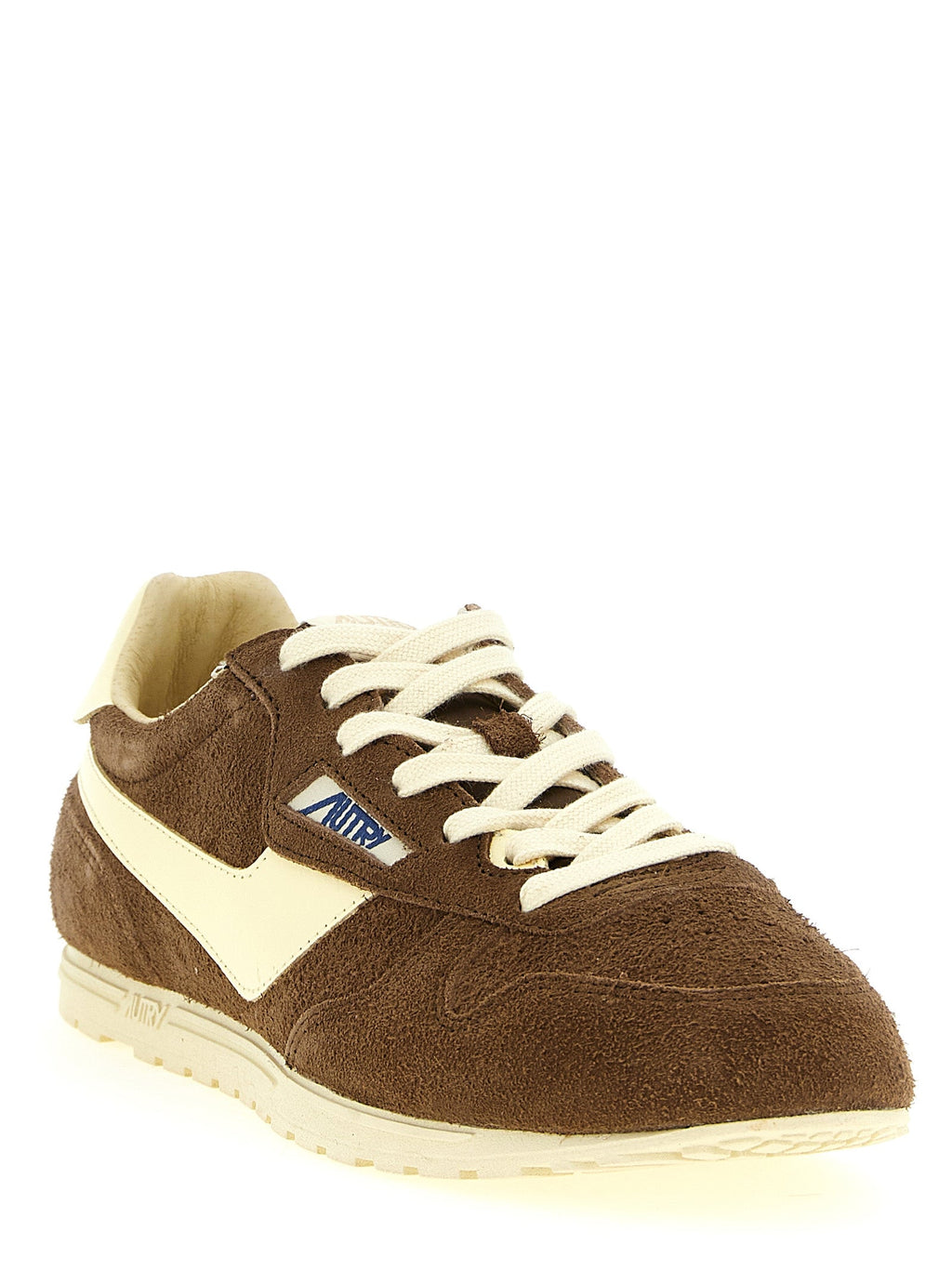 Autry Brown Cowhide Athletic Sneakers