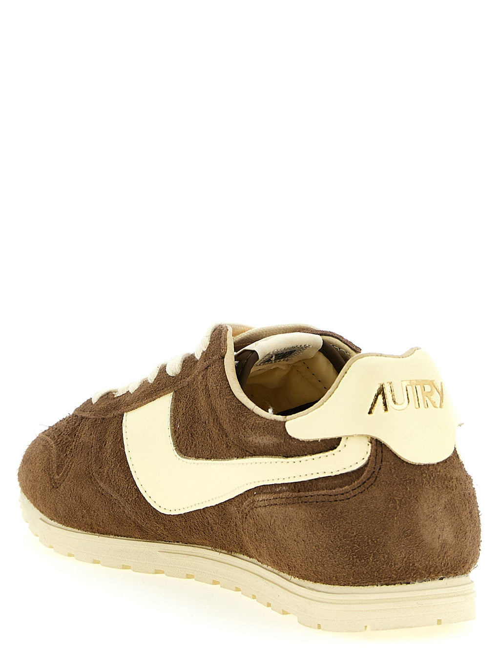Autry Brown Cowhide Athletic Sneakers