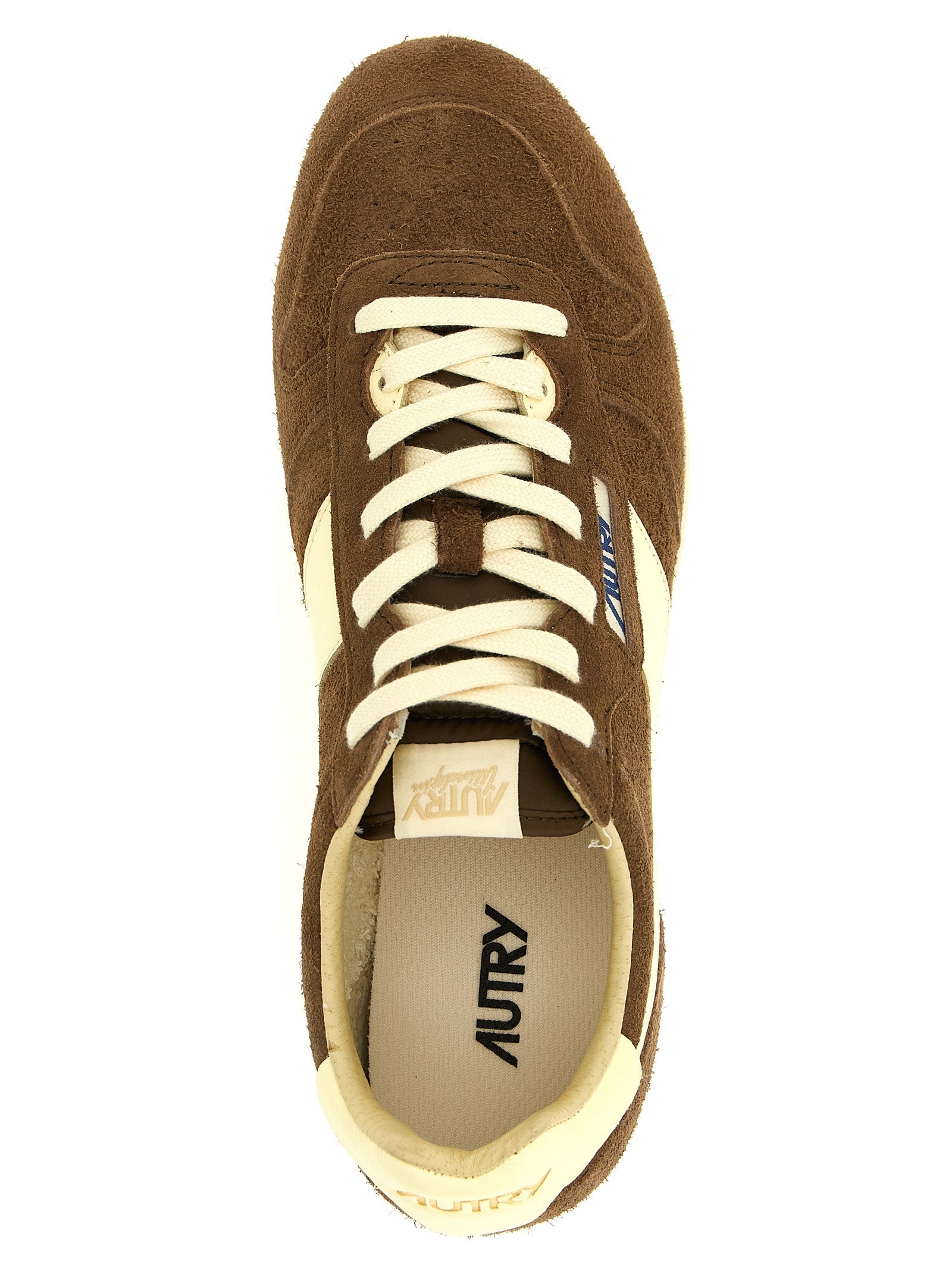 Autry Brown Cowhide Athletic Sneakers