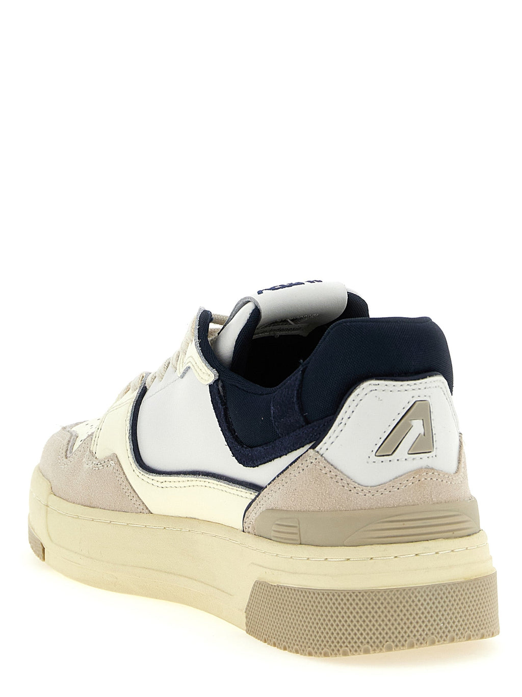Autry Blue Cowhide Low Top Sneakers