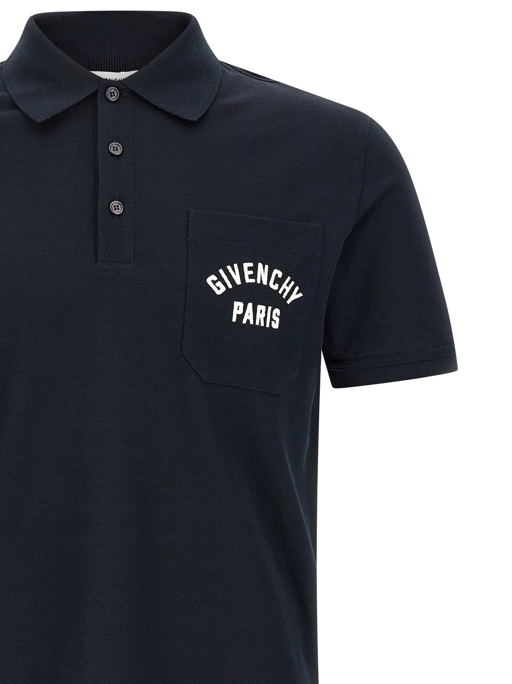Givenchy Blue Cotton Polo Shirt
