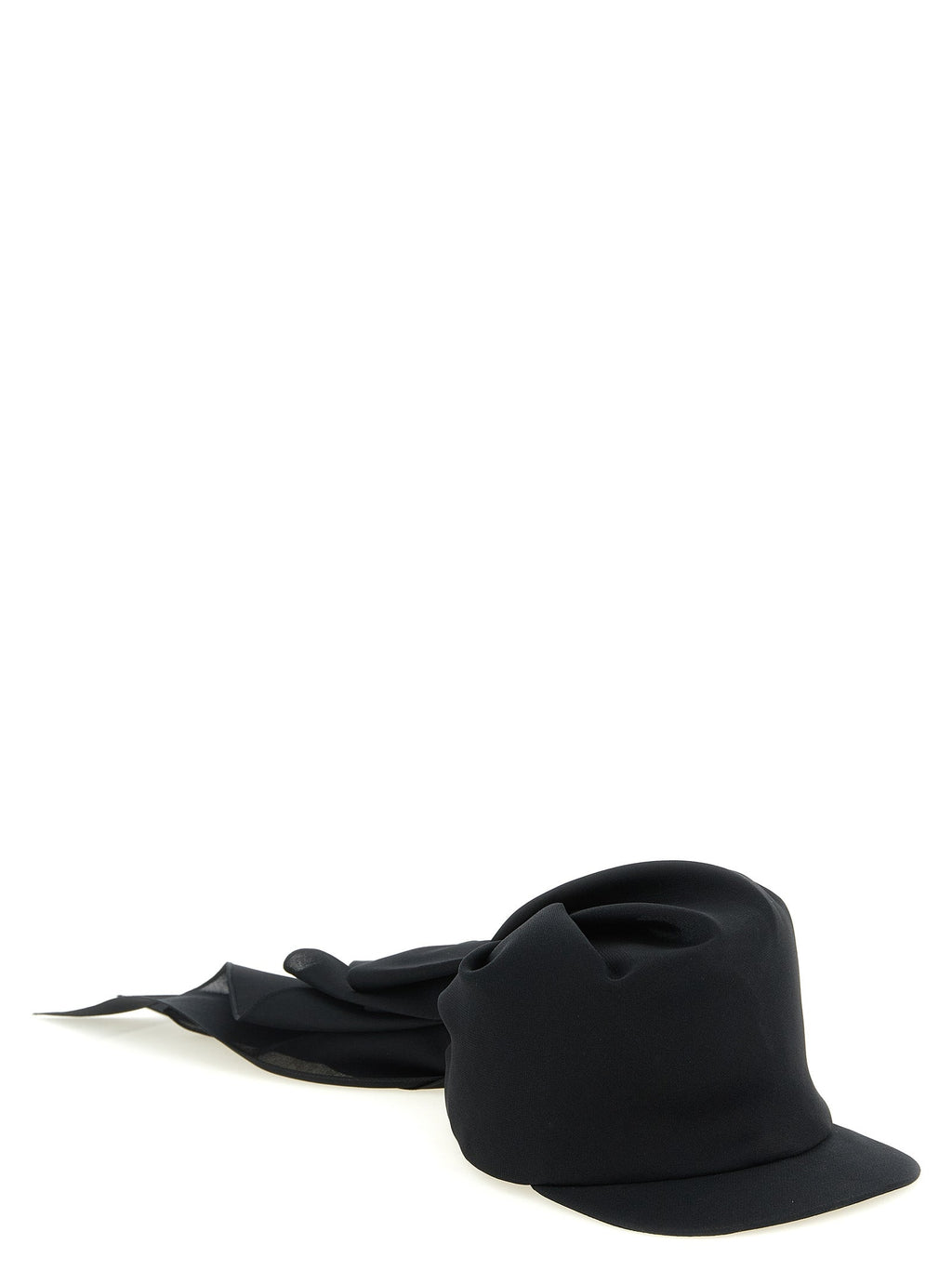 Balenciaga Black Silk Cap (Baseball Hat)