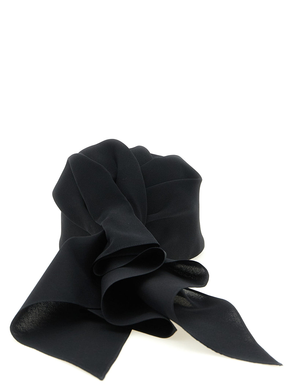 Balenciaga Black Silk Cap (Baseball Hat)