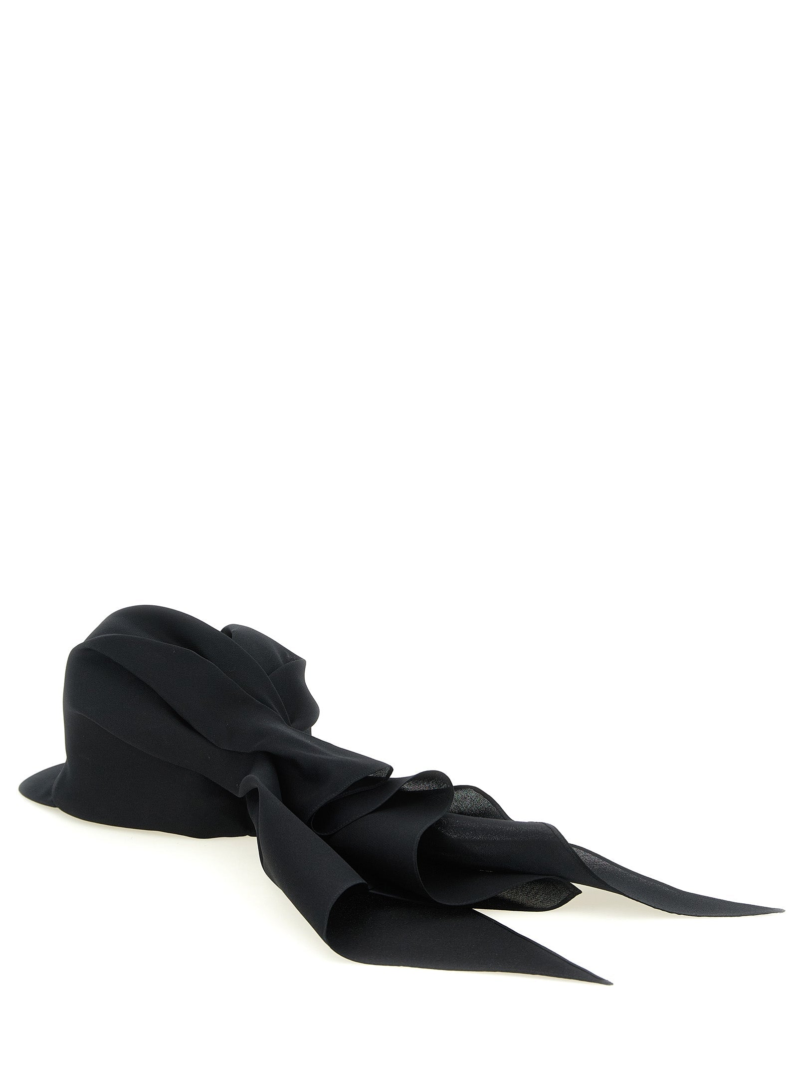 Balenciaga Black Silk Cap (Baseball Hat)