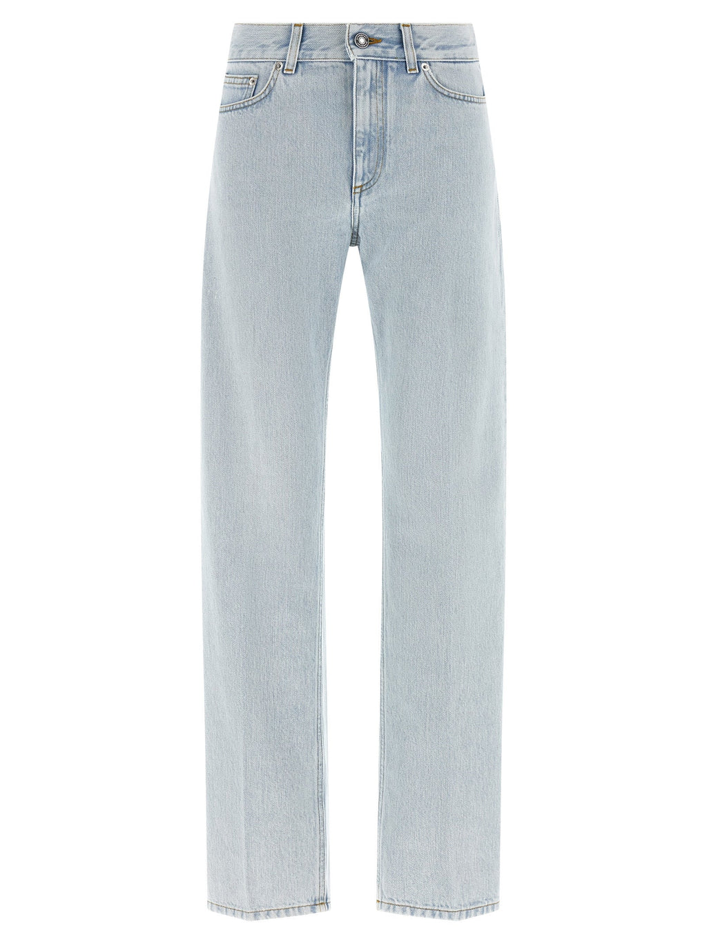Givenchy Blue Cotton Straight-Leg Jeans