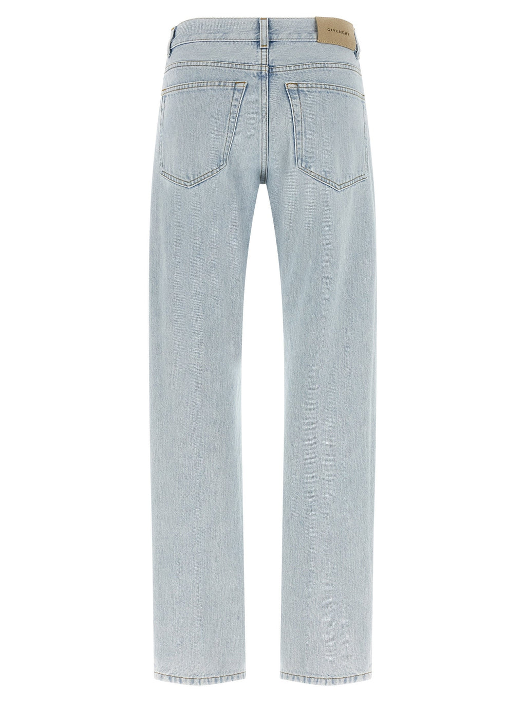 Givenchy Blue Cotton Straight-Leg Jeans