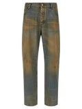 Jacquemus Multicolor Cotton Straight-Leg Jeans