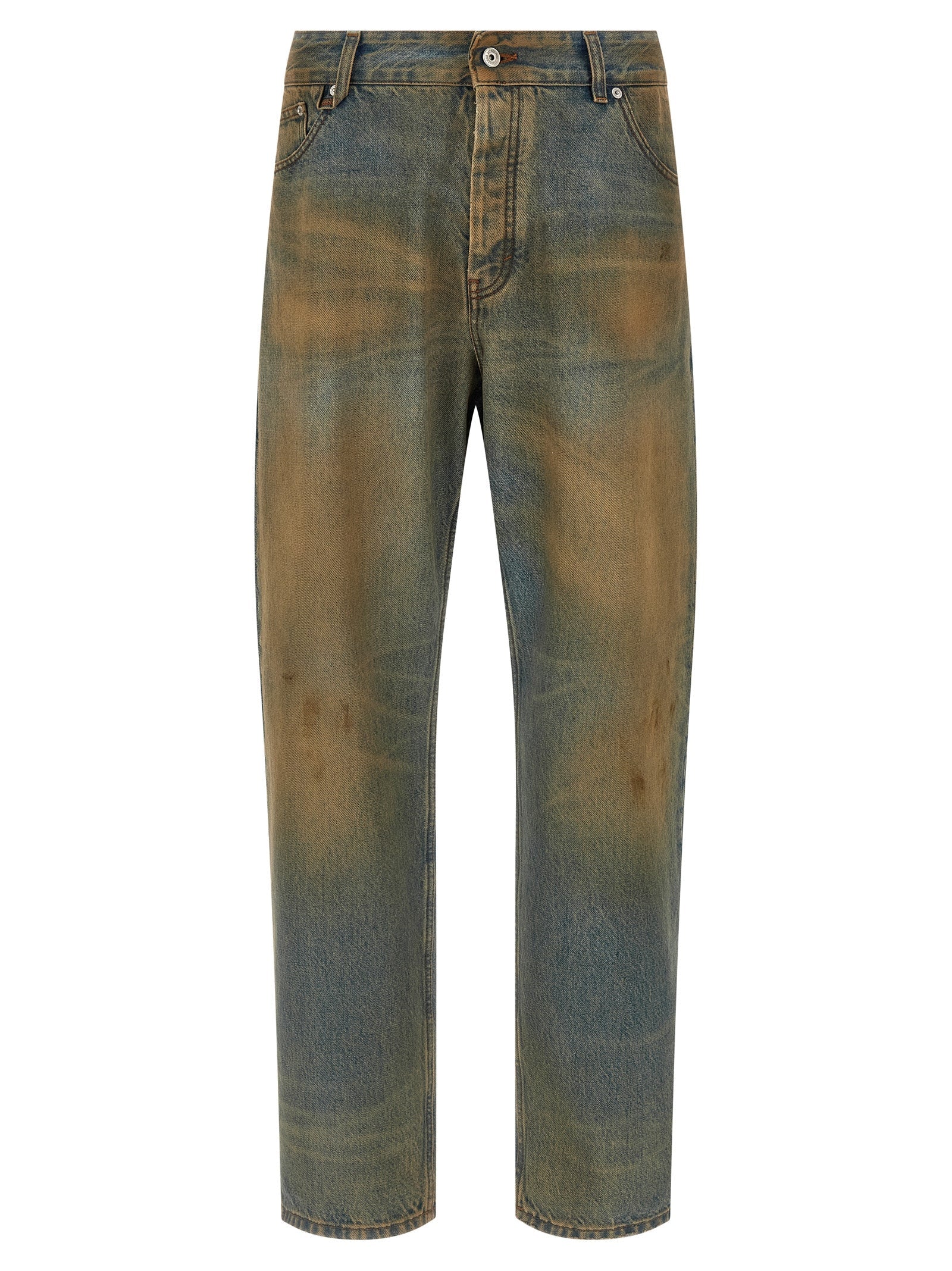 Jacquemus Multicolor Cotton Straight-Leg Jeans