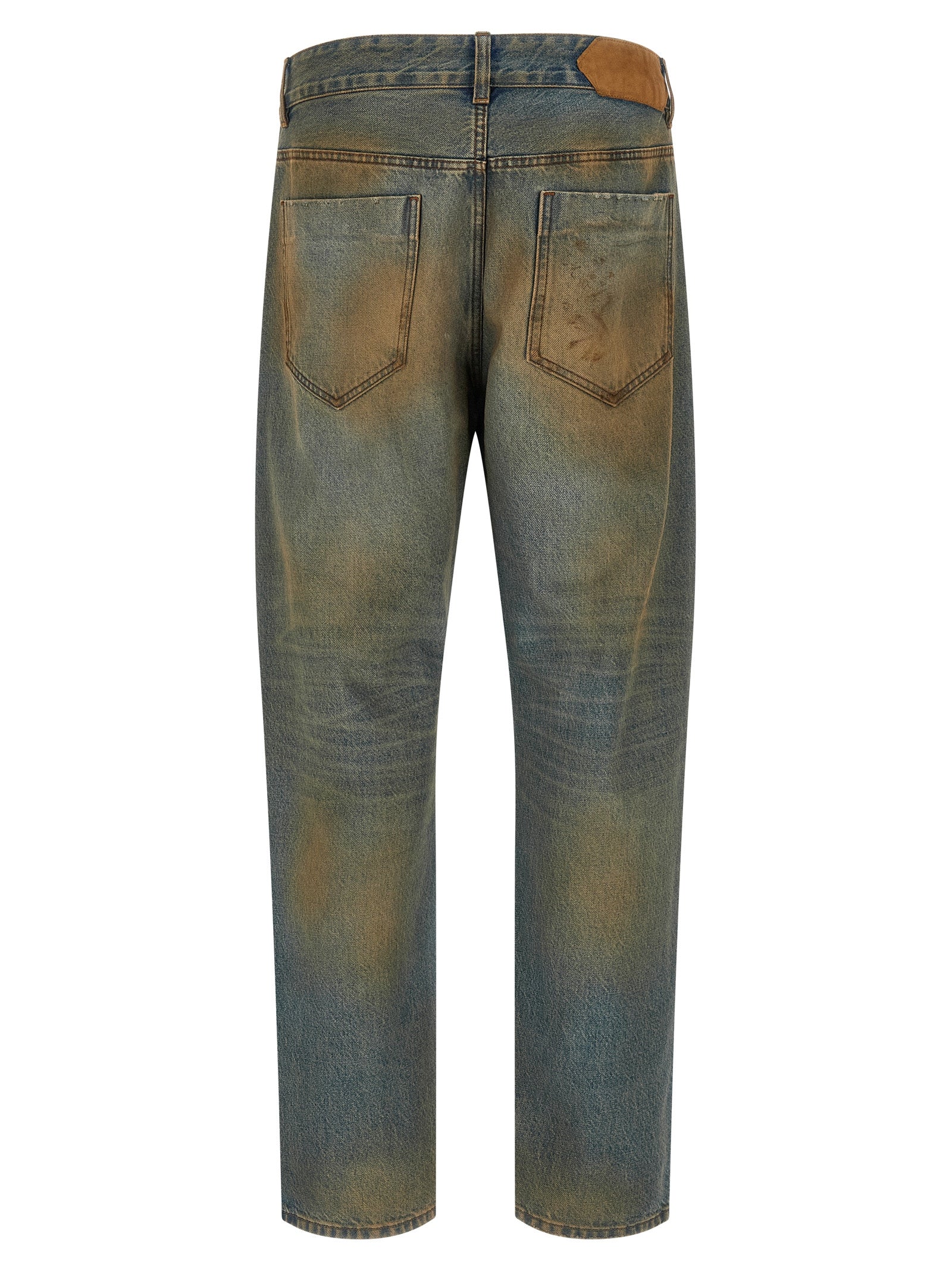 Jacquemus Multicolor Cotton Straight-Leg Jeans
