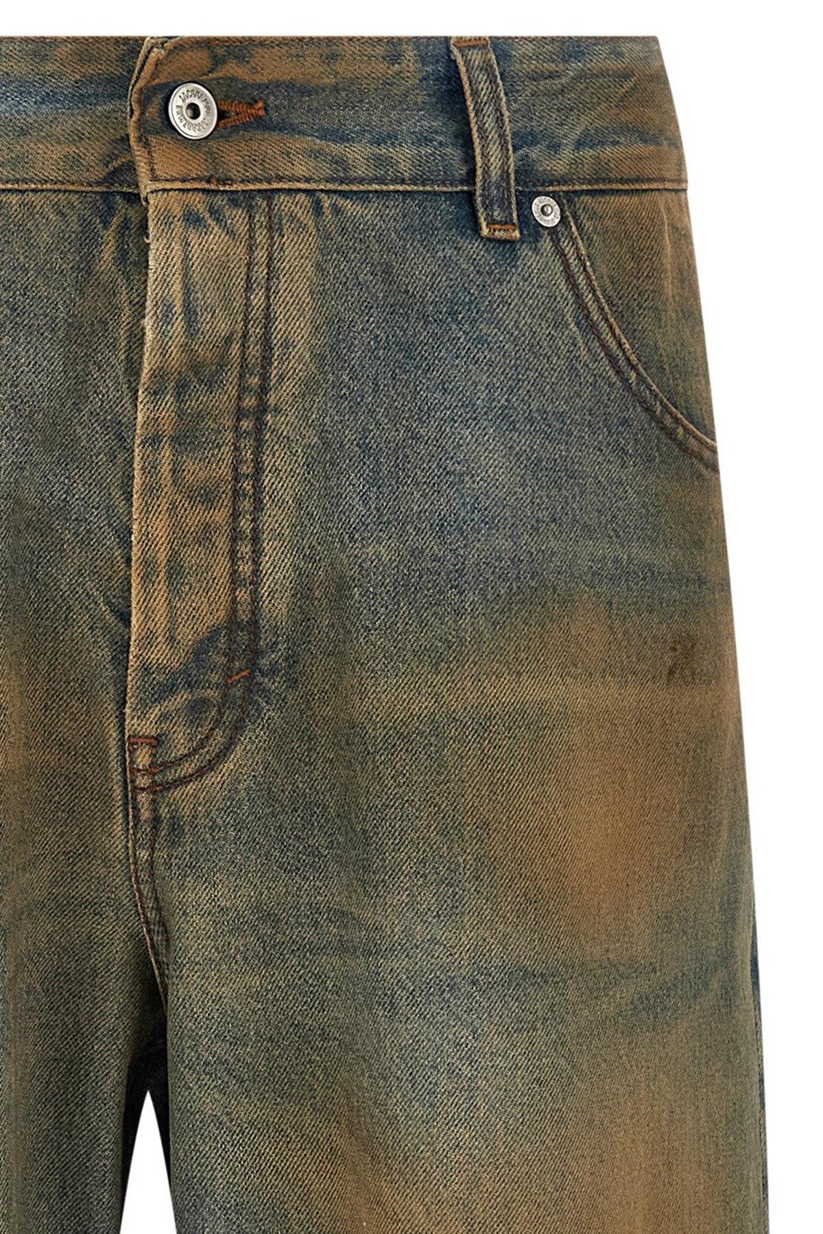 Jacquemus Multicolor Cotton Straight-Leg Jeans