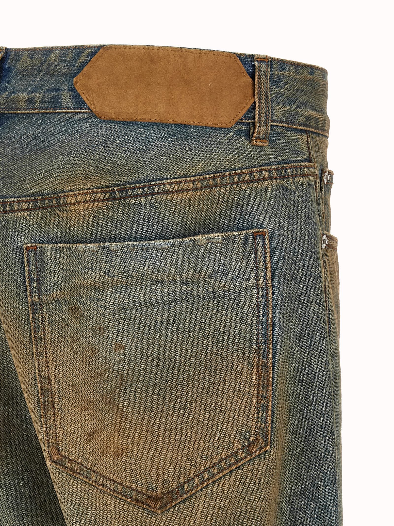 Jacquemus Multicolor Cotton Straight-Leg Jeans
