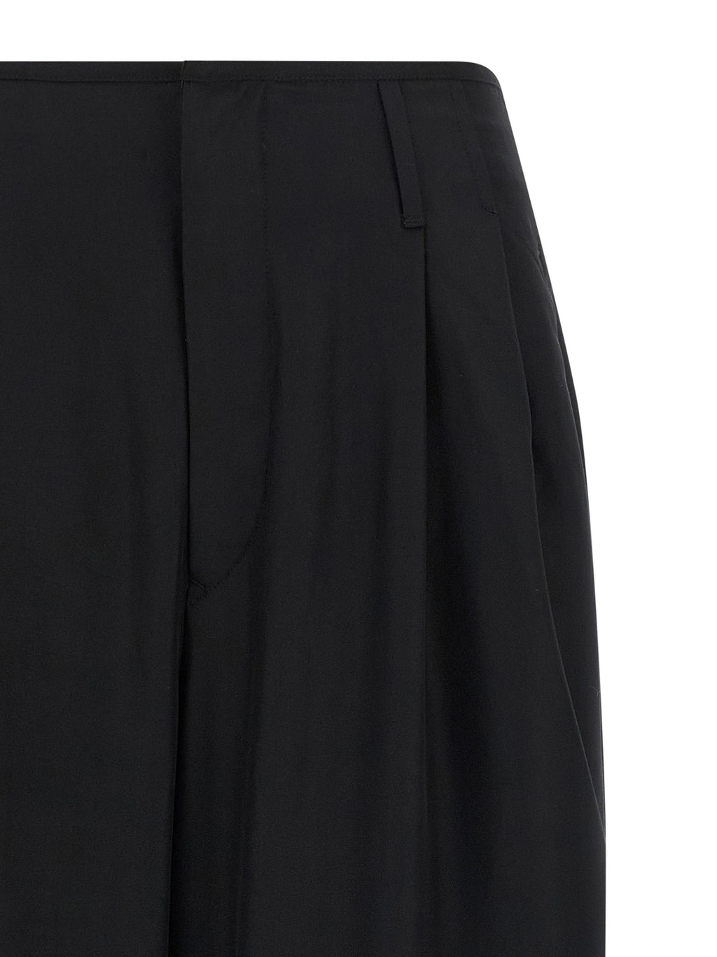 Darkpark Black Viscose Casual Pants