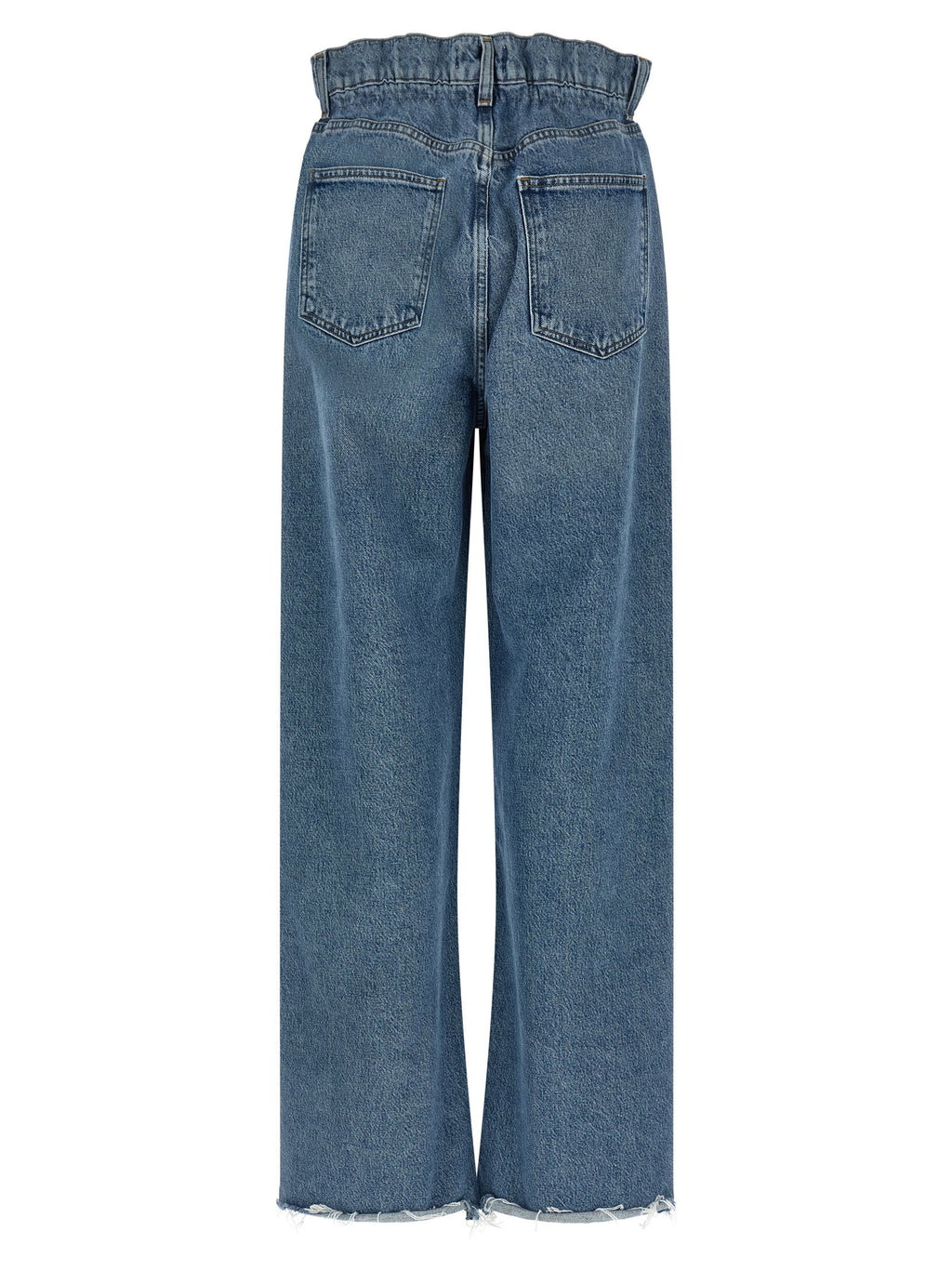 Agolde Blue Cotton Straight-Leg Jeans