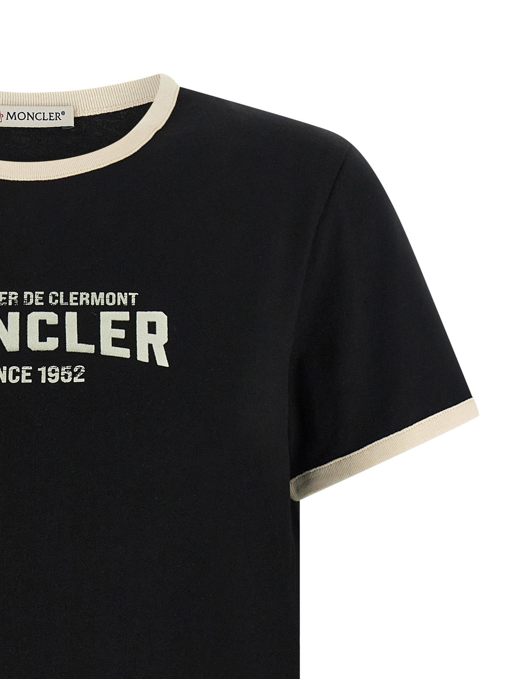 Moncler Black Cotton T-Shirt