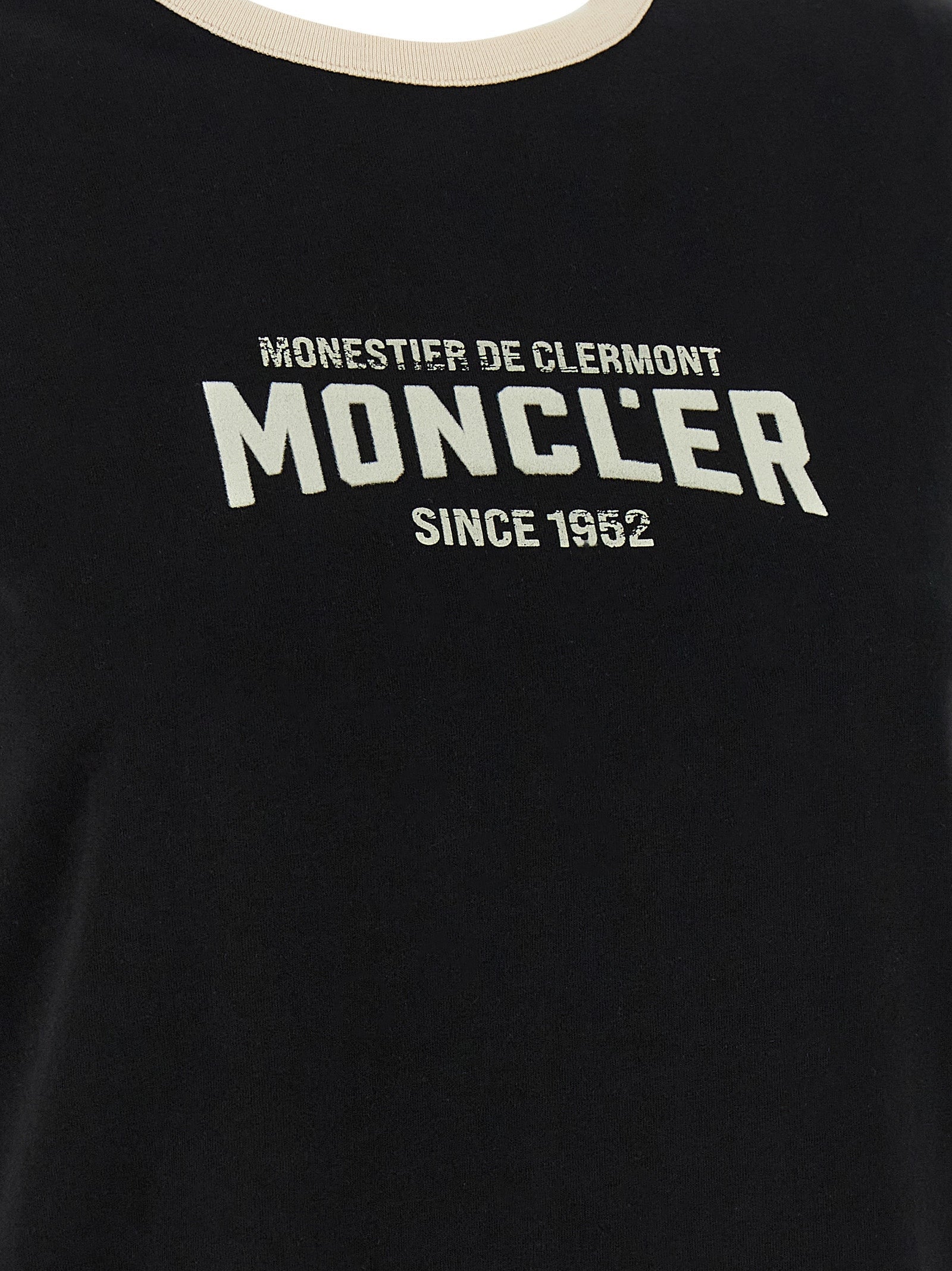 Moncler Black Cotton T-Shirt