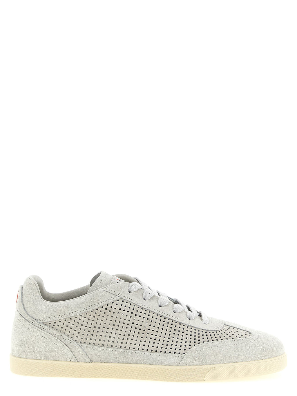 Kiton Gray Calfskin Low Top Sneakers