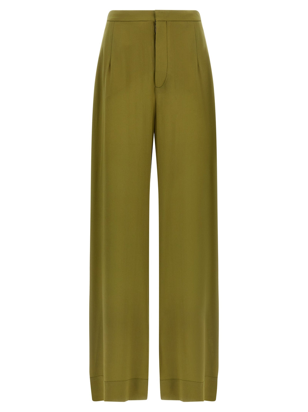 MAISON JEJIA Bicolor Silk Casual Pants