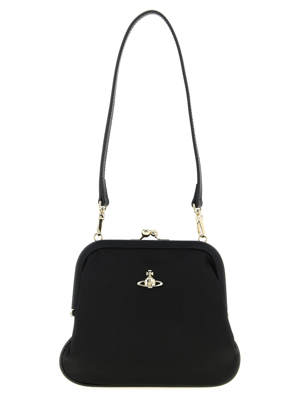 Vivienne Westwood Black Viscose Clutch Bag