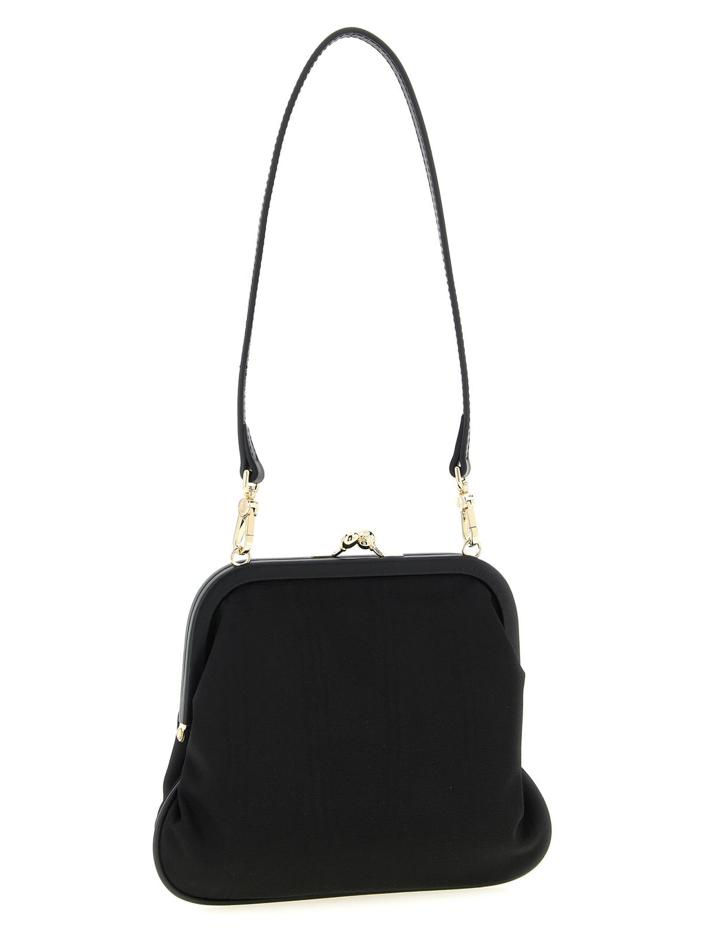 Vivienne Westwood Black Viscose Clutch Bag