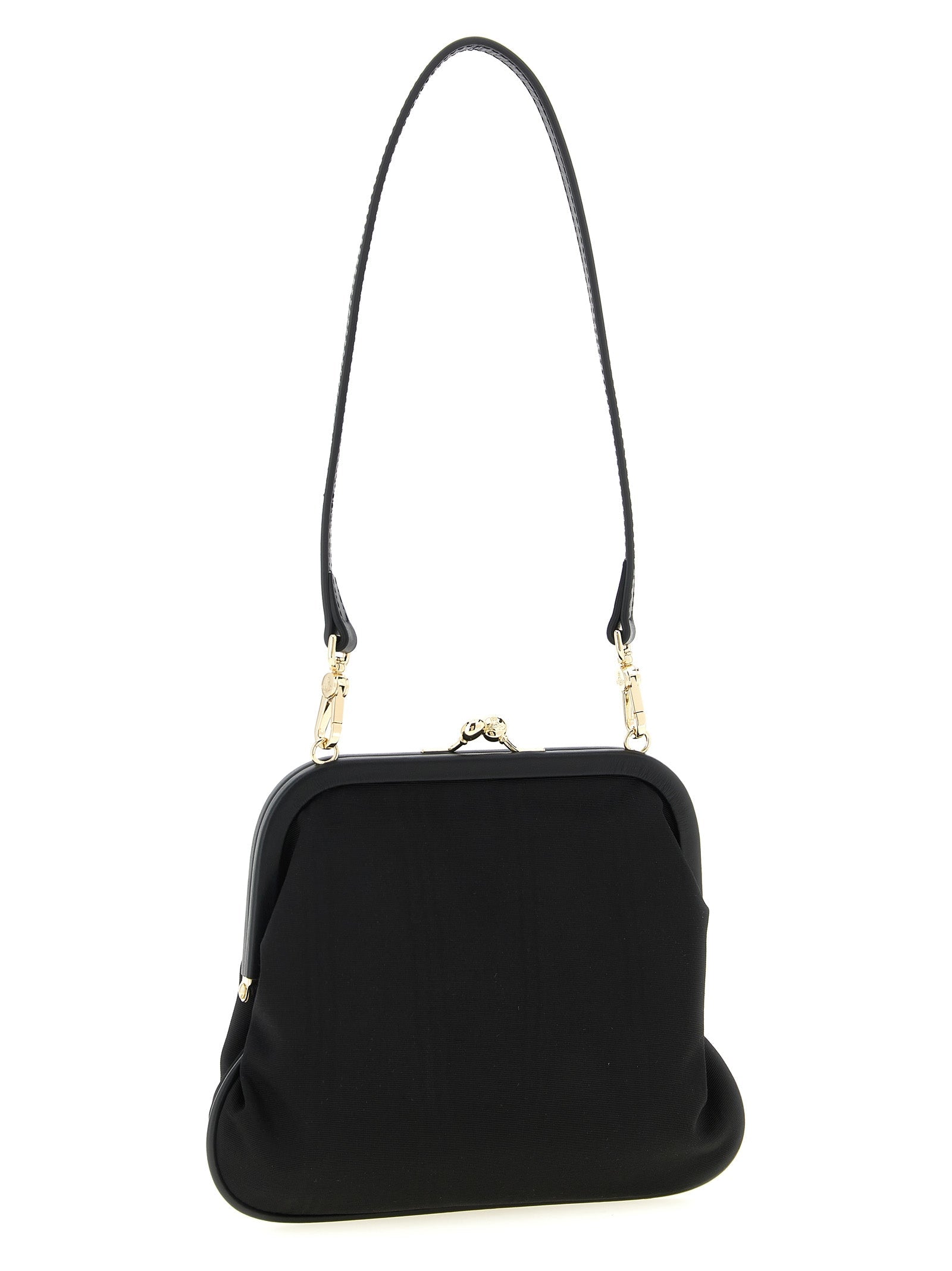 Vivienne Westwood Black Viscose Clutch Bag