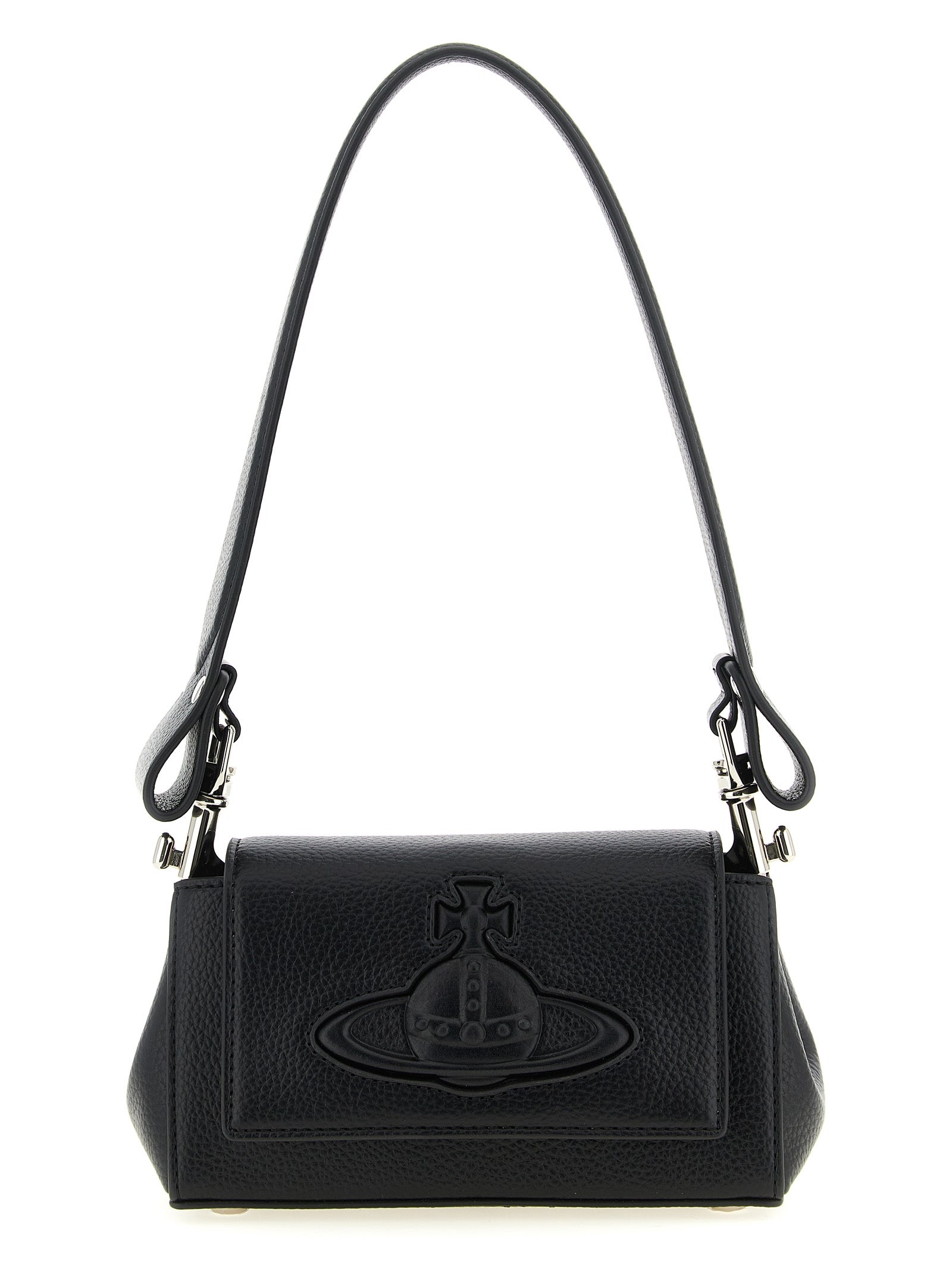 Vivienne Westwood Black Polyethylene Shoulder Bag
