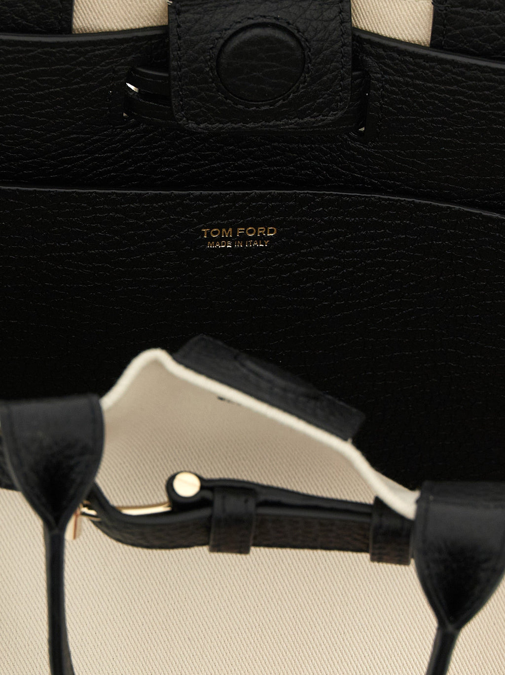 Tom Ford Bicolor Cotton Tote Bag