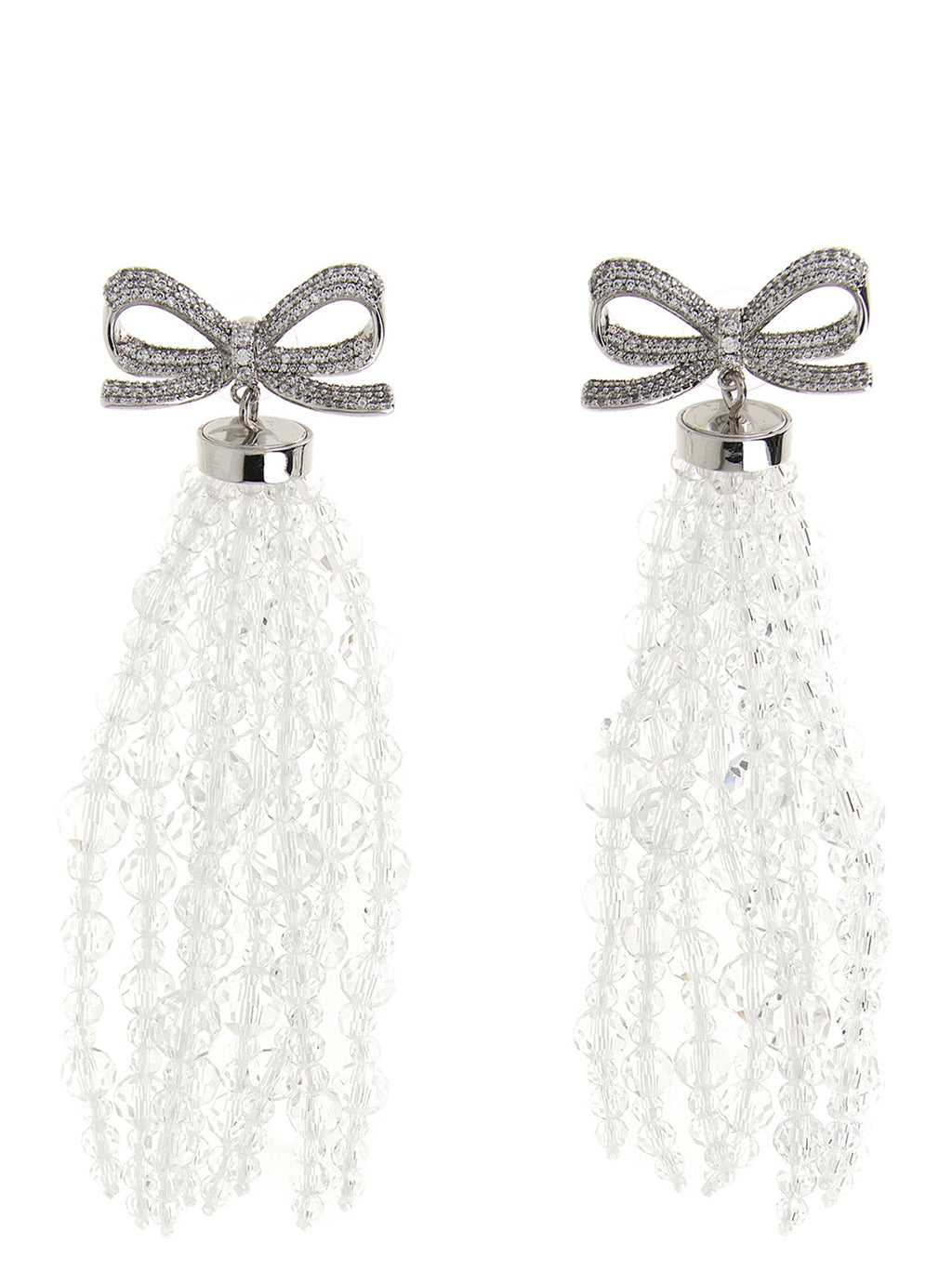 Self-Portrait Silver Copper Earrings