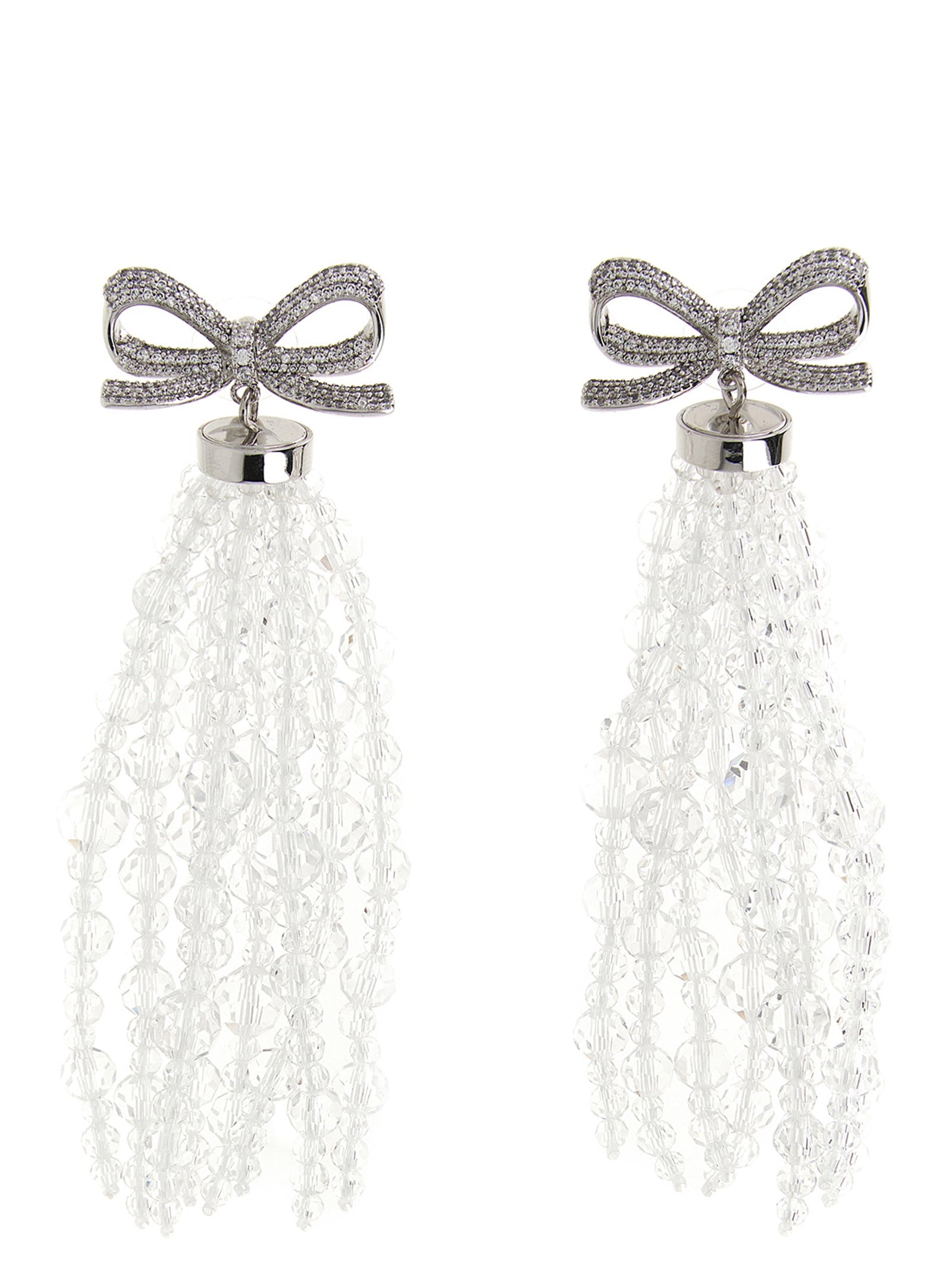 Self-Portrait Silver Copper Earrings