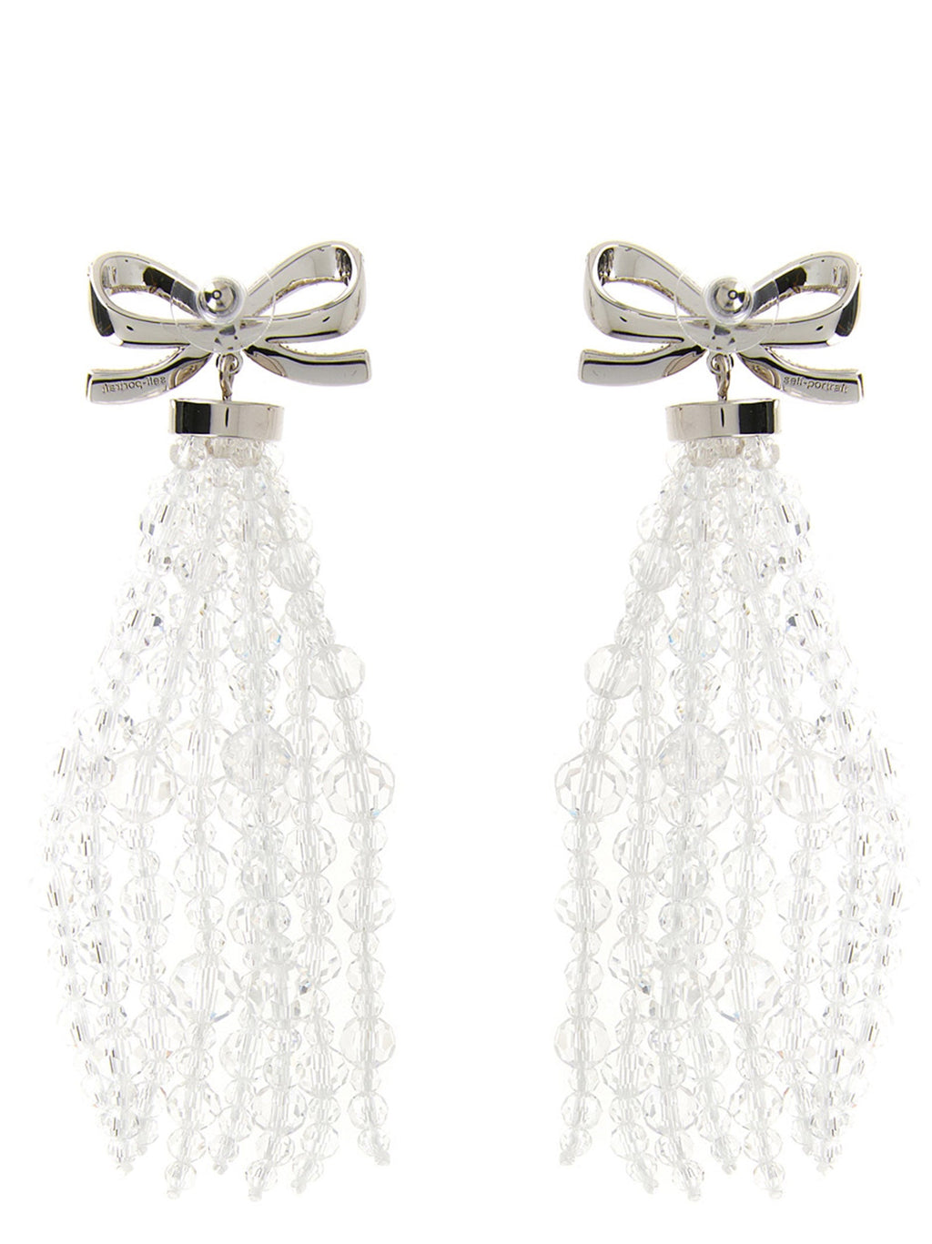 Self-Portrait Silver Copper Earrings