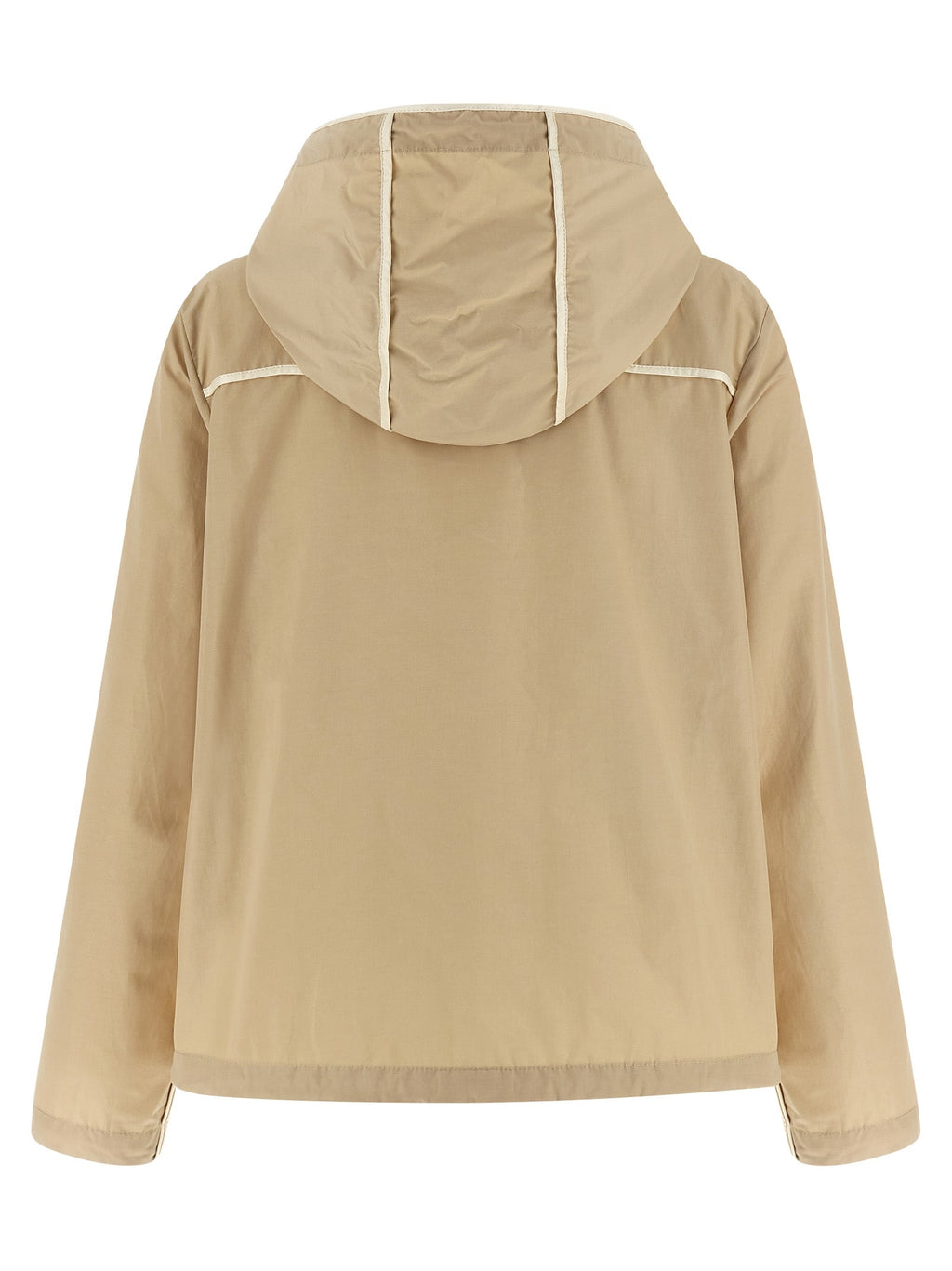 Moncler Beige Polyester Shell Jacket