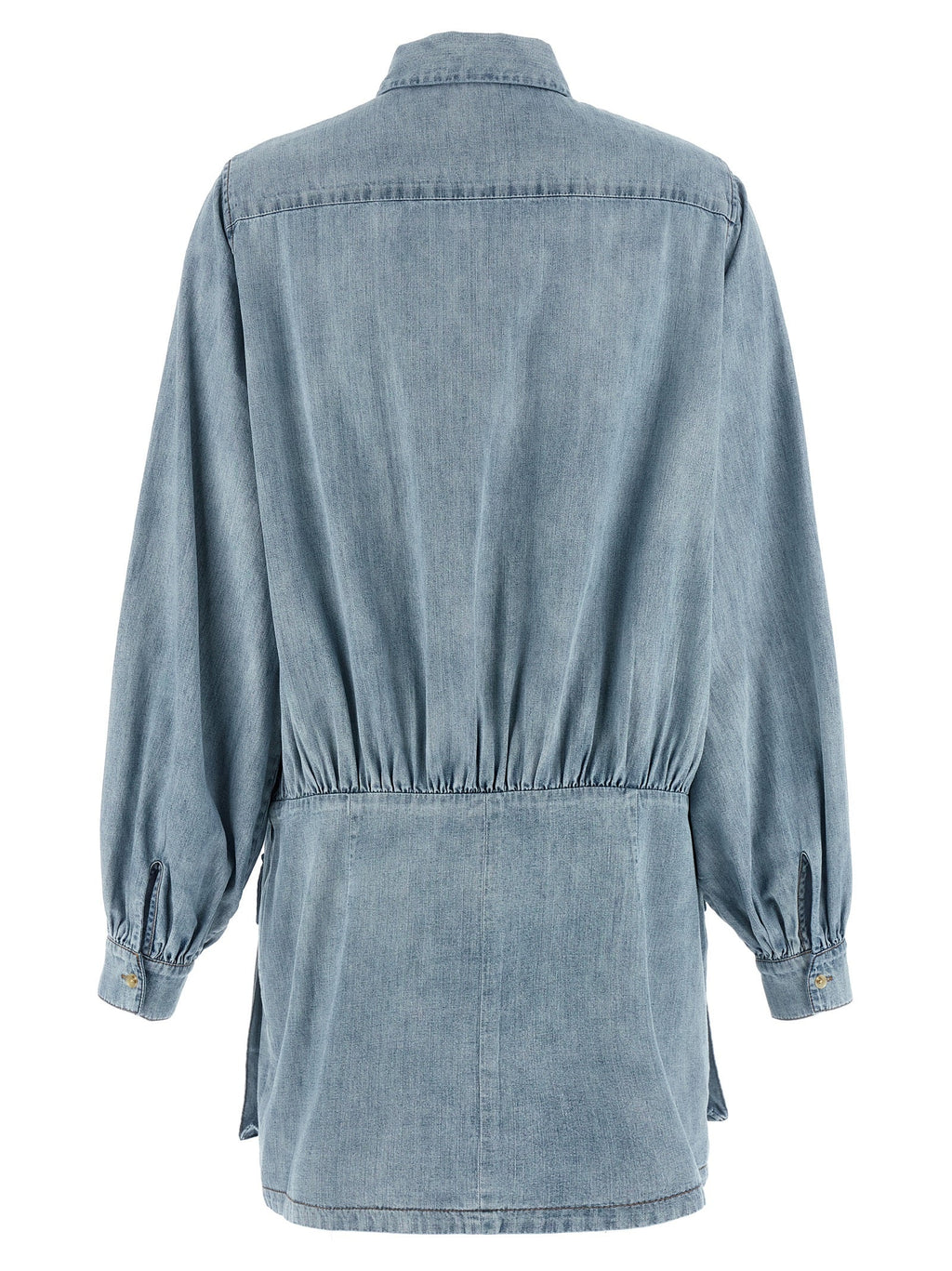 7 For All Mankind Blue Cotton Short Dress
