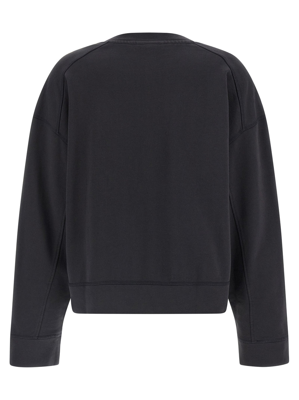 Ganni Black Organic Cotton Sweatshirt