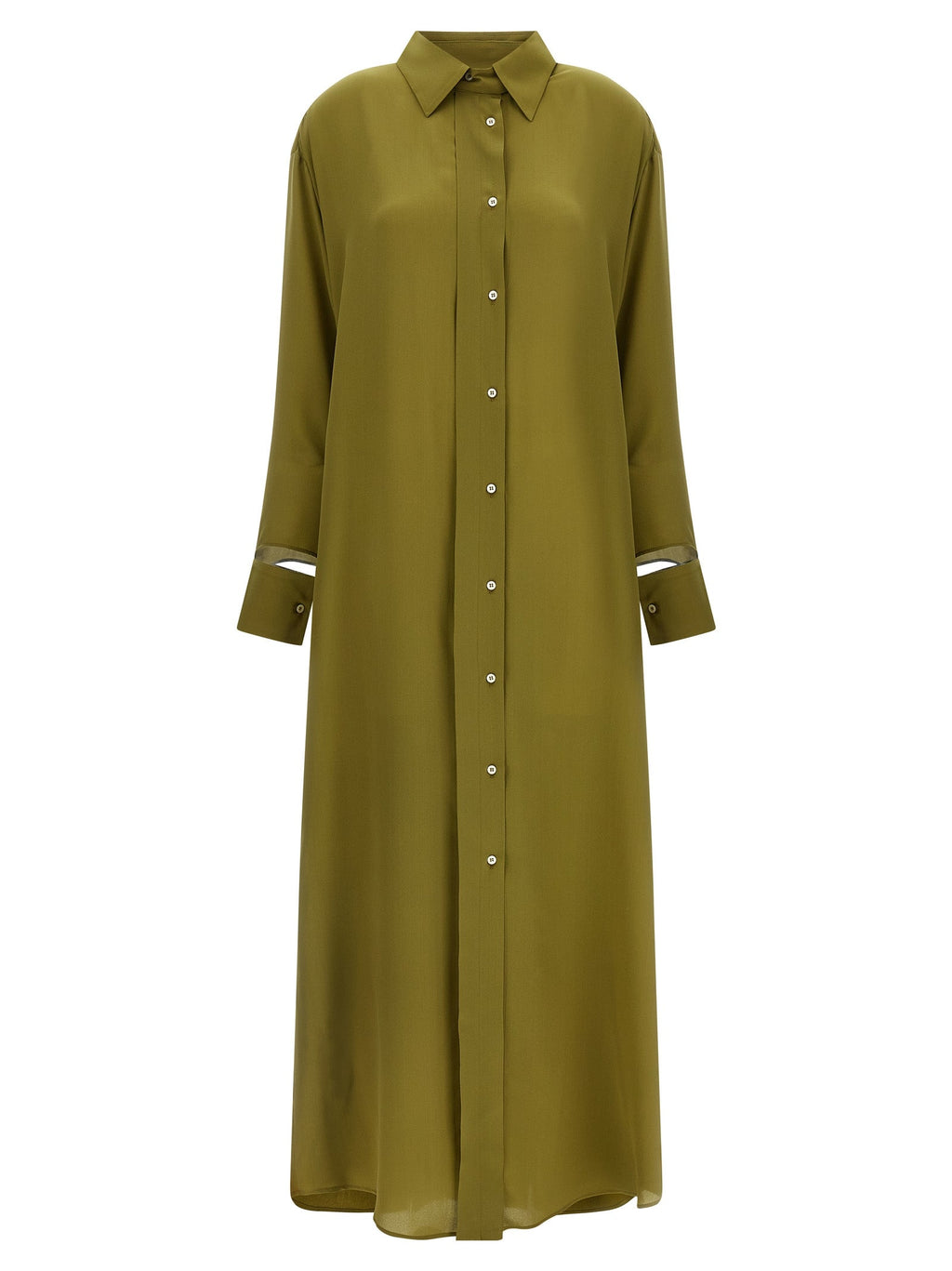 MAISON JEJIA Bicolor Silk Long Dress