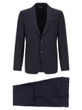 ZEGNA Blue Wool Two-Piece Suit