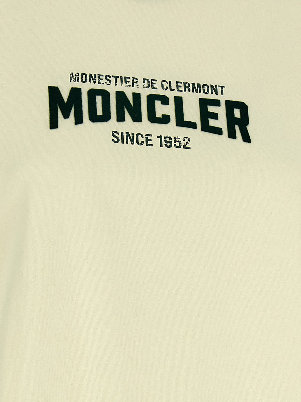 Moncler Beige Cotton T-Shirt