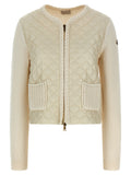 Moncler Beige Cotton Cardigan